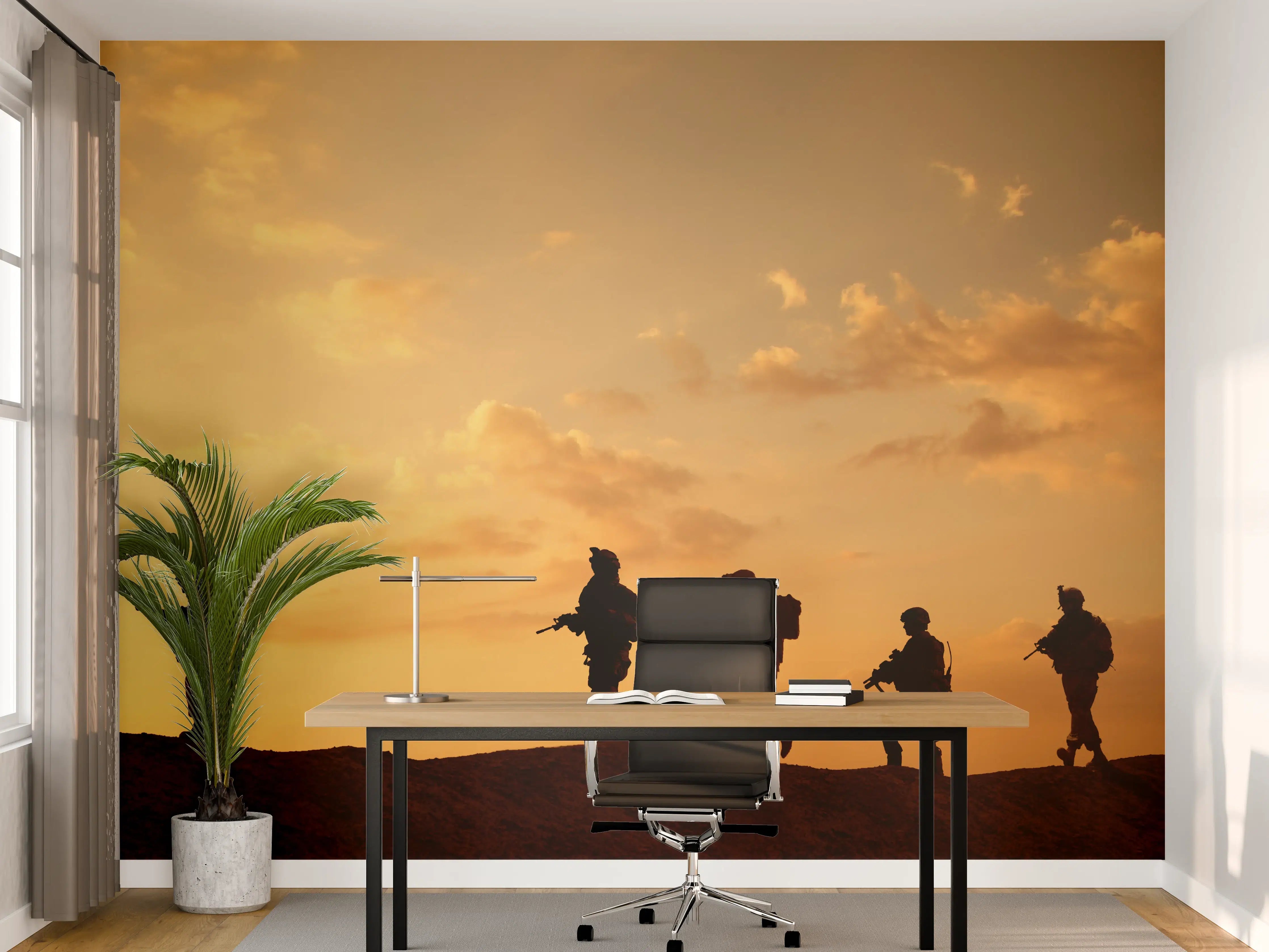 Büro Wandgestaltung - Militärische Truppen