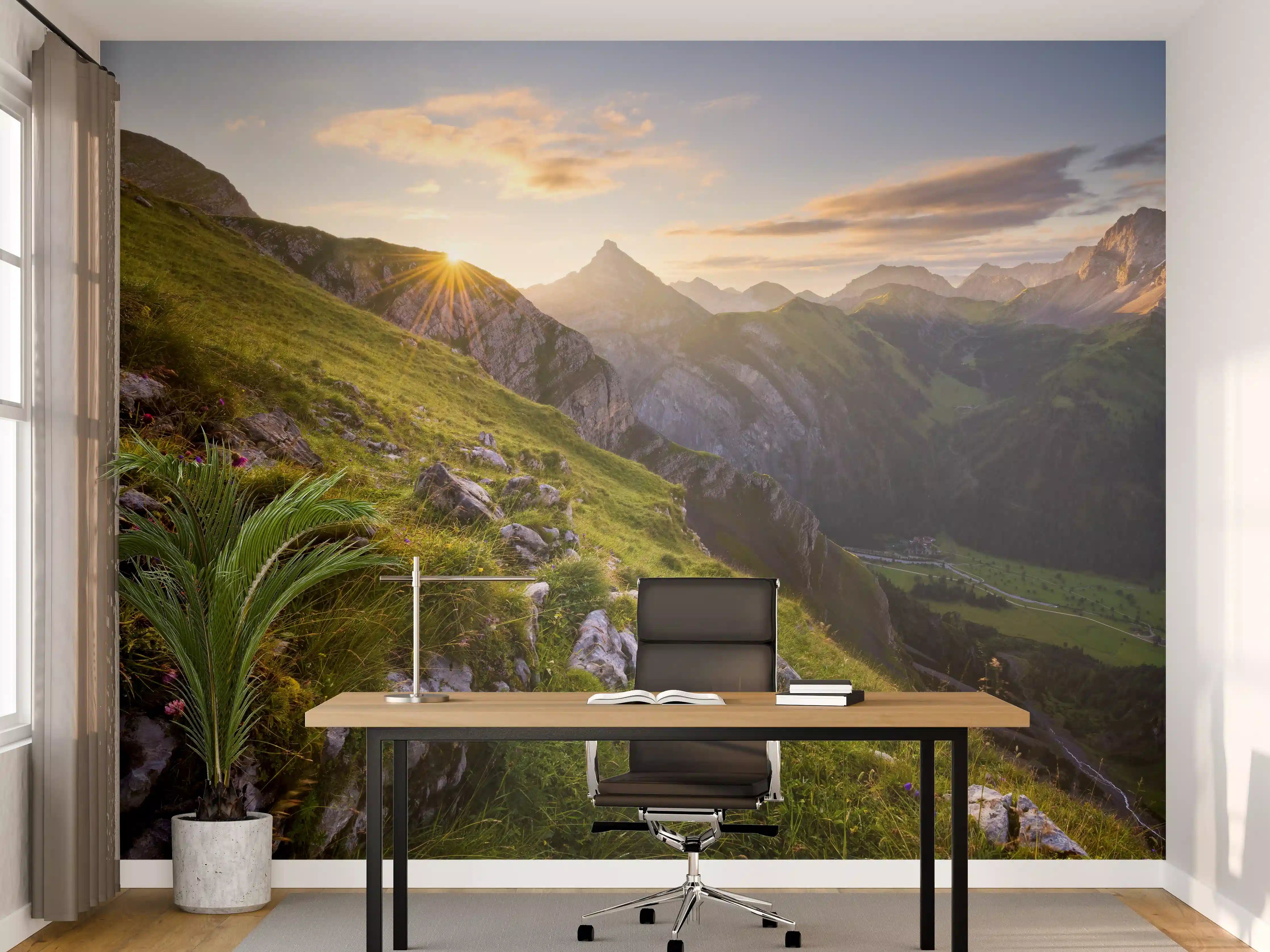 Büro Wandgestaltung - Minimalistisches Grau-Weißes Töpferwerkzeug-Set für Kreativität
