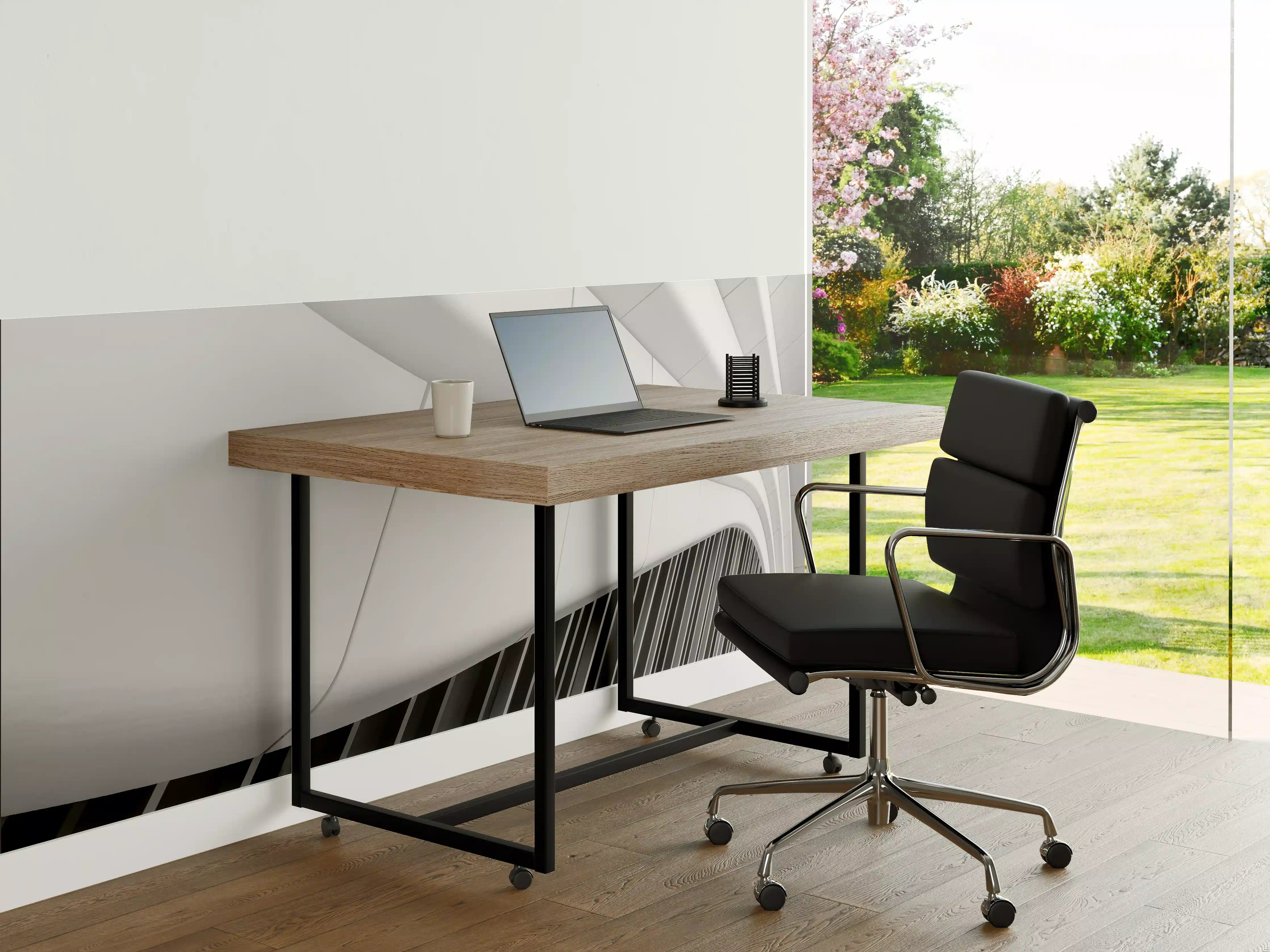 Büro Wandgestaltung - Moderne Architektur in Schwarz-Weiß