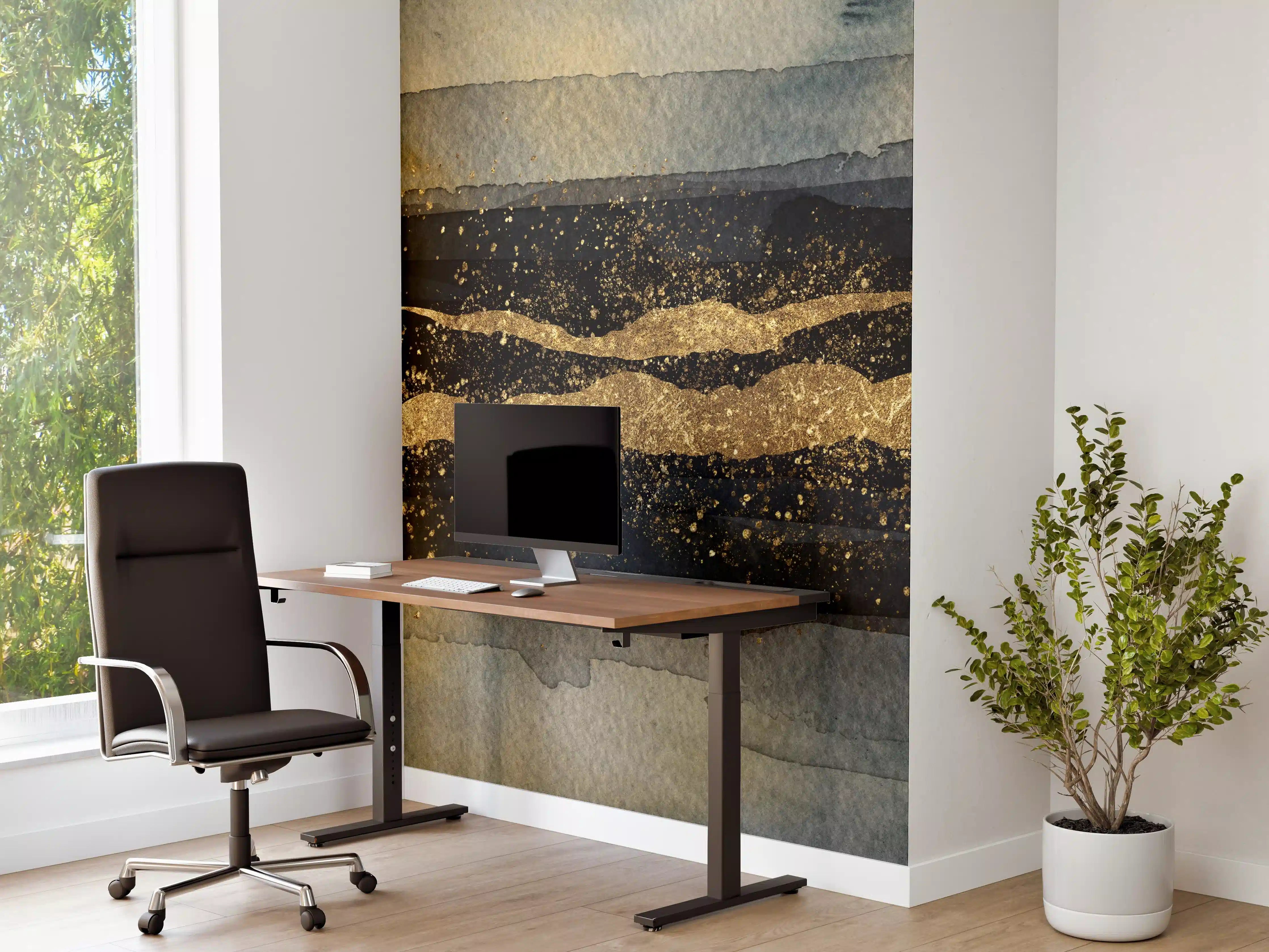 Büro Wandgestaltung - Moderne Darstellung - Aquarellmalerei