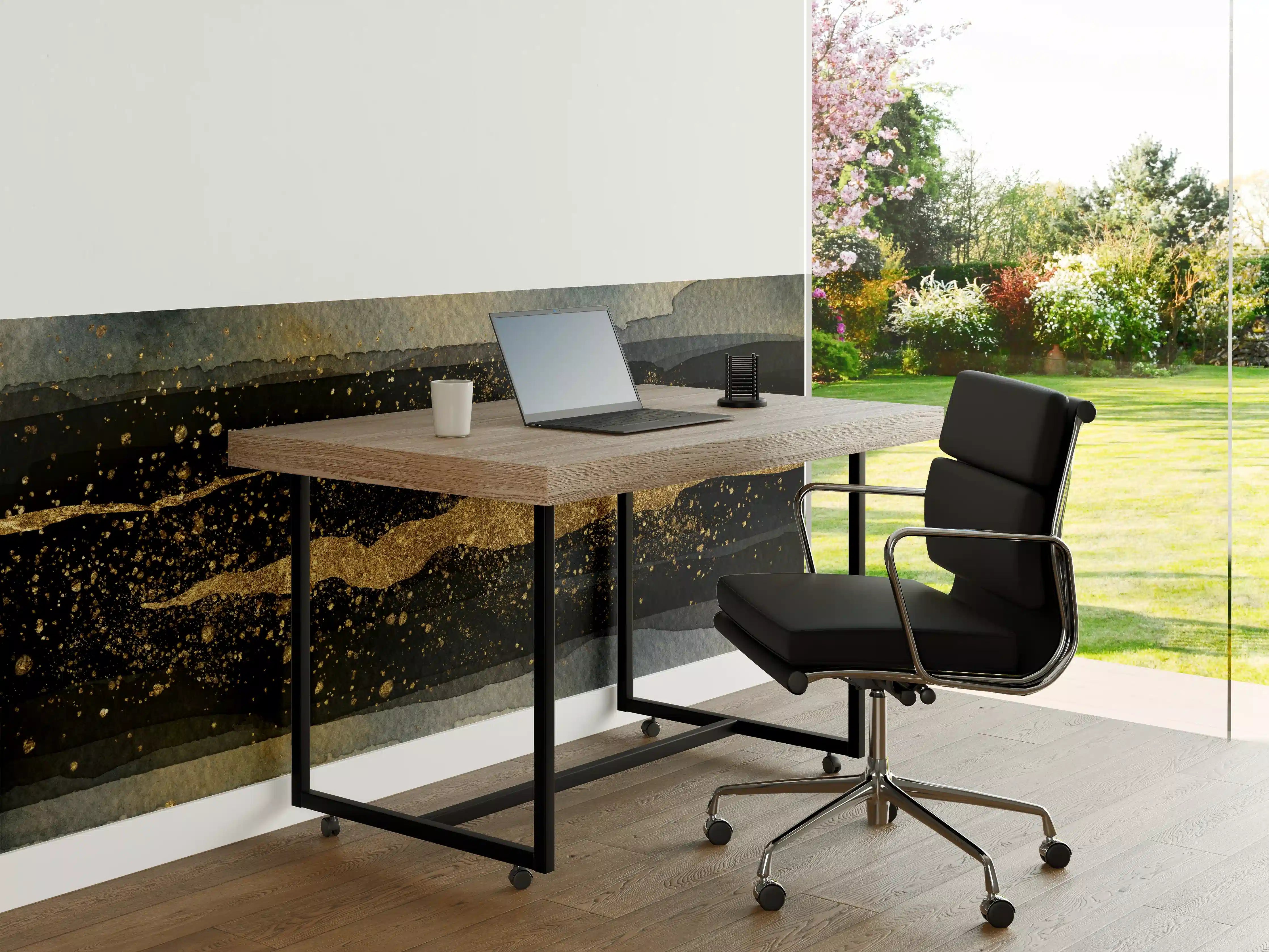 Büro Wandgestaltung - Moderne Darstellung - Aquarellmalerei