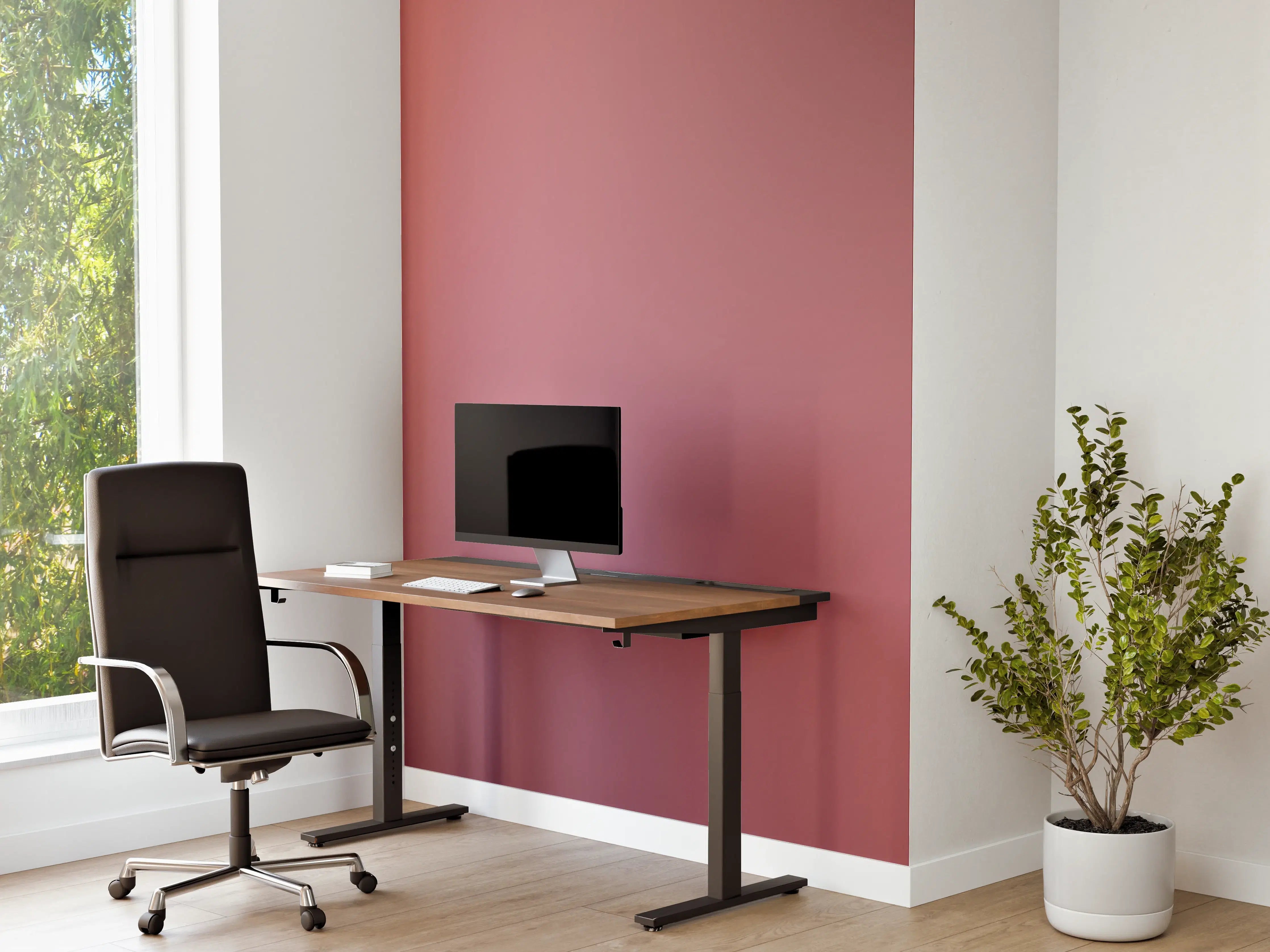 Büro Wandgestaltung - Moderne Farbe mit sanfter Textur