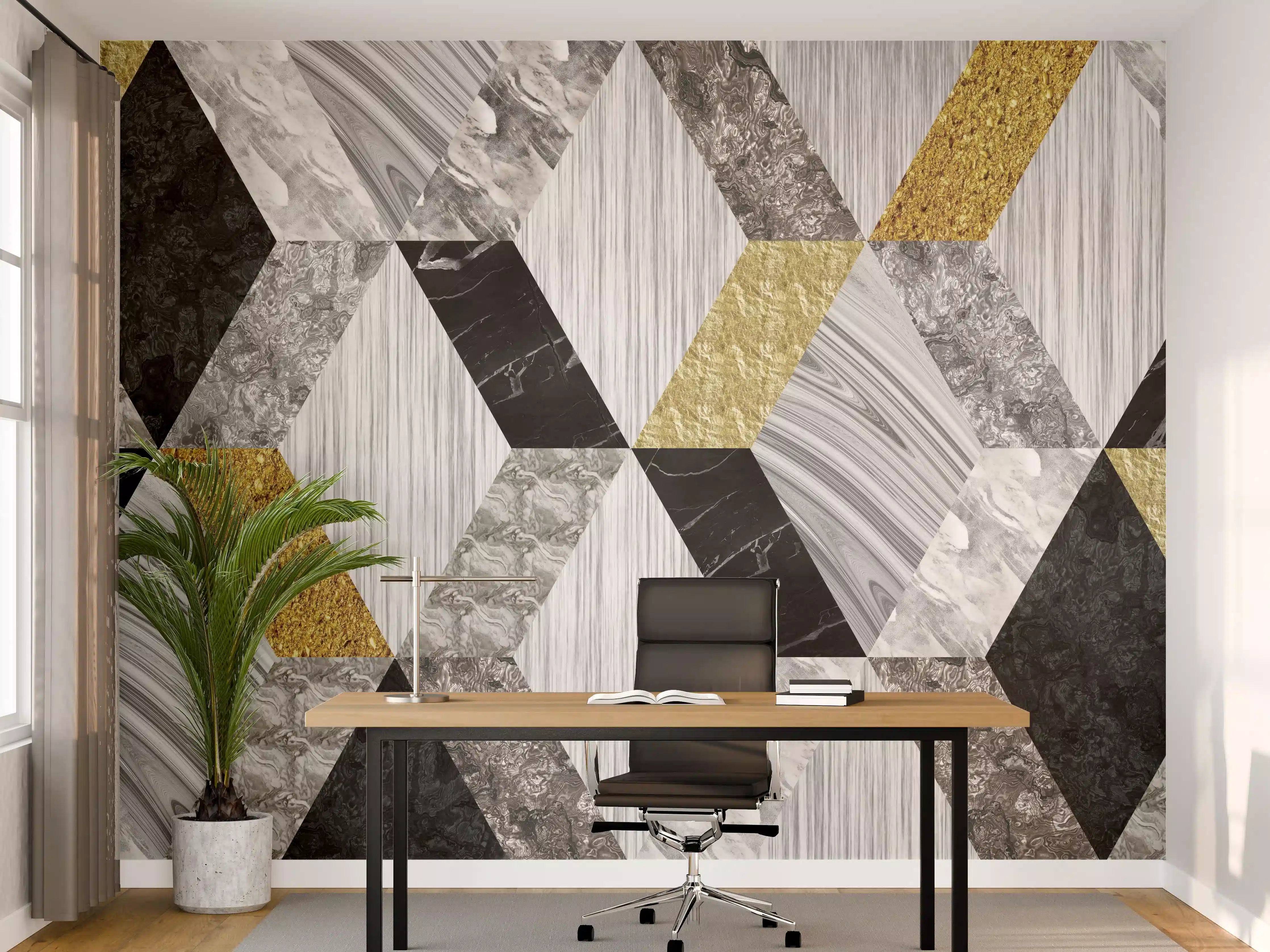 Büro Wandgestaltung - Moderne Keramik Textur