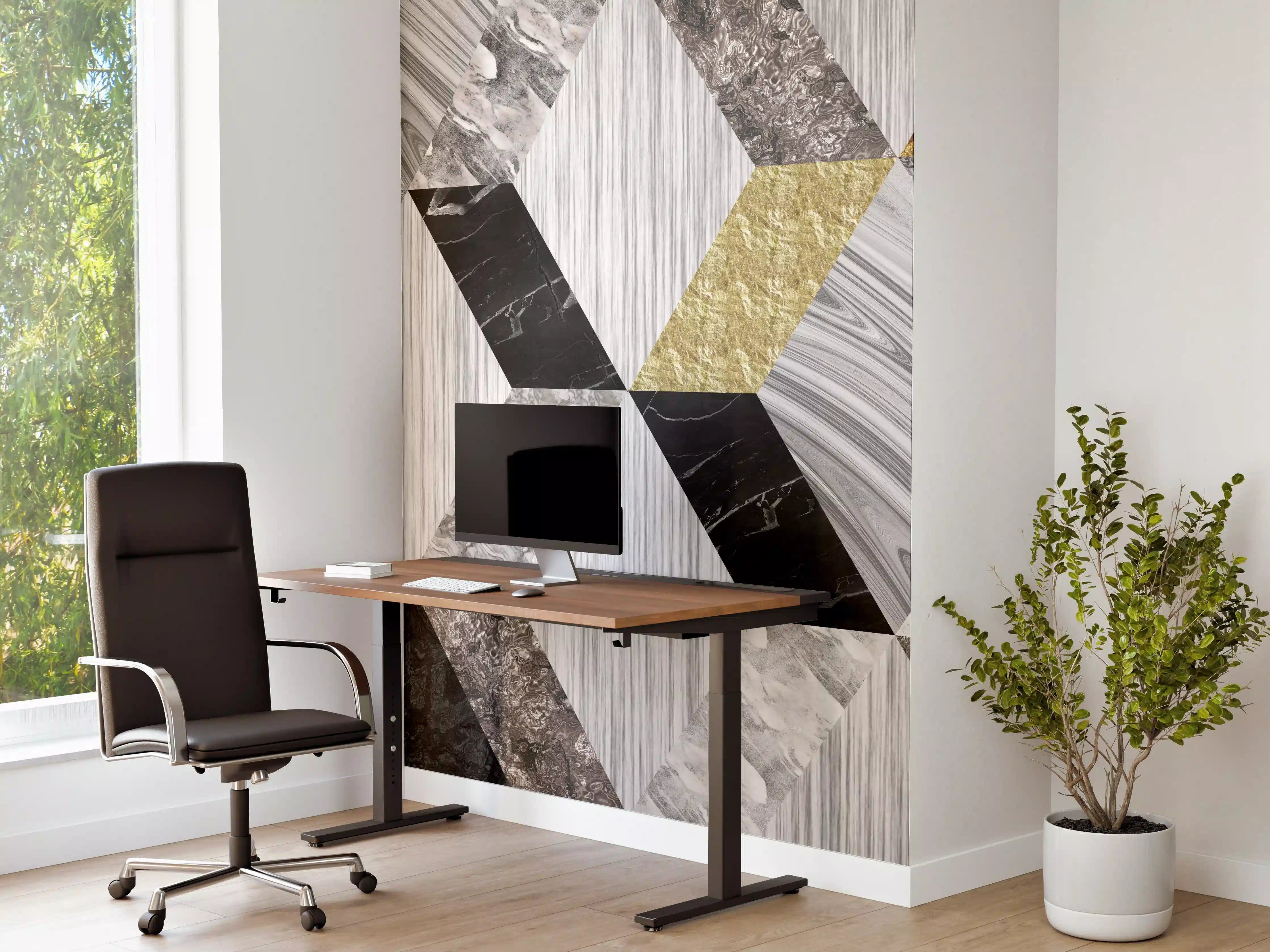 Büro Wandgestaltung - Moderne Keramik Textur