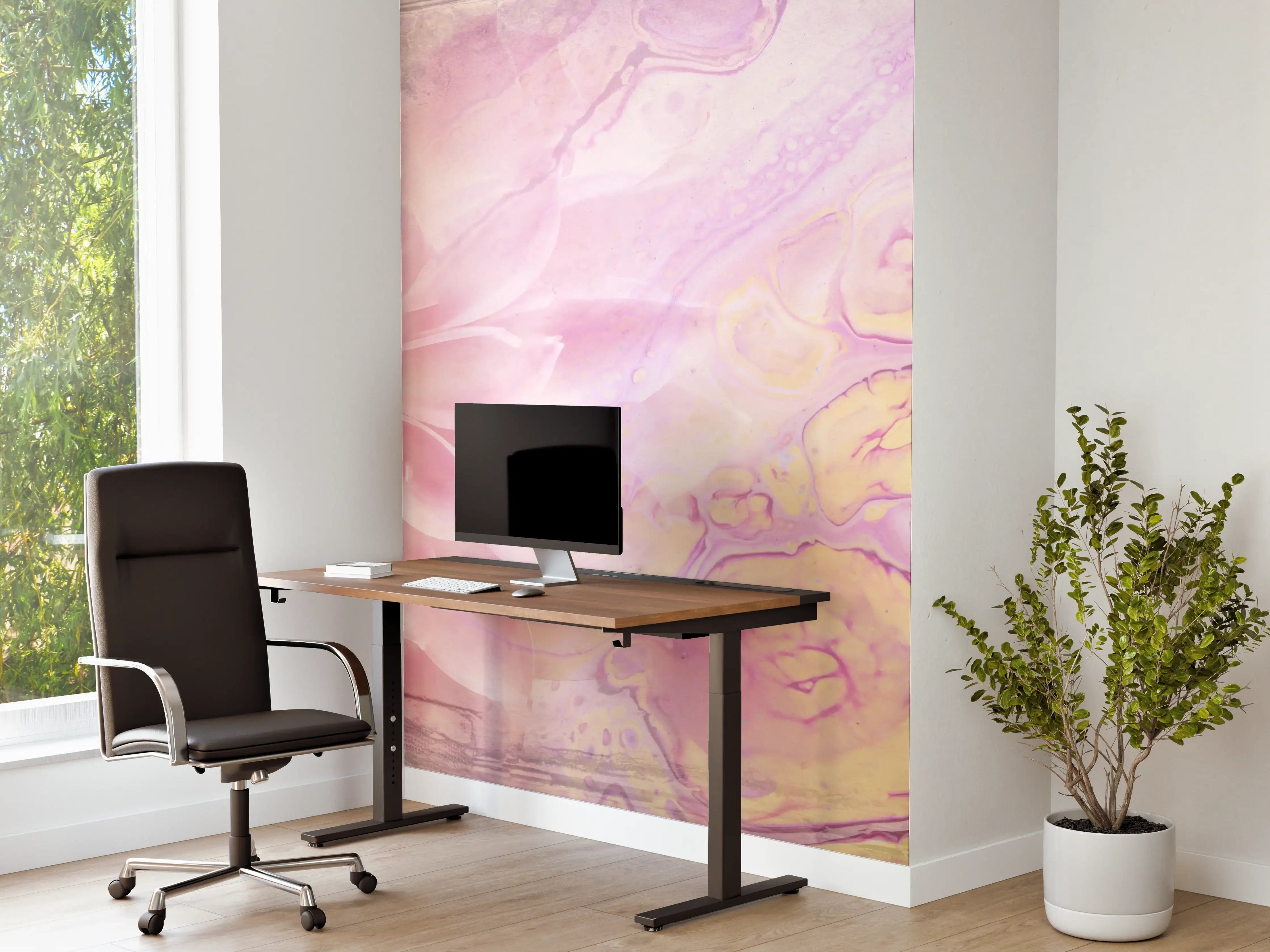 Büro Wandgestaltung - Moderne Kunst - Floral