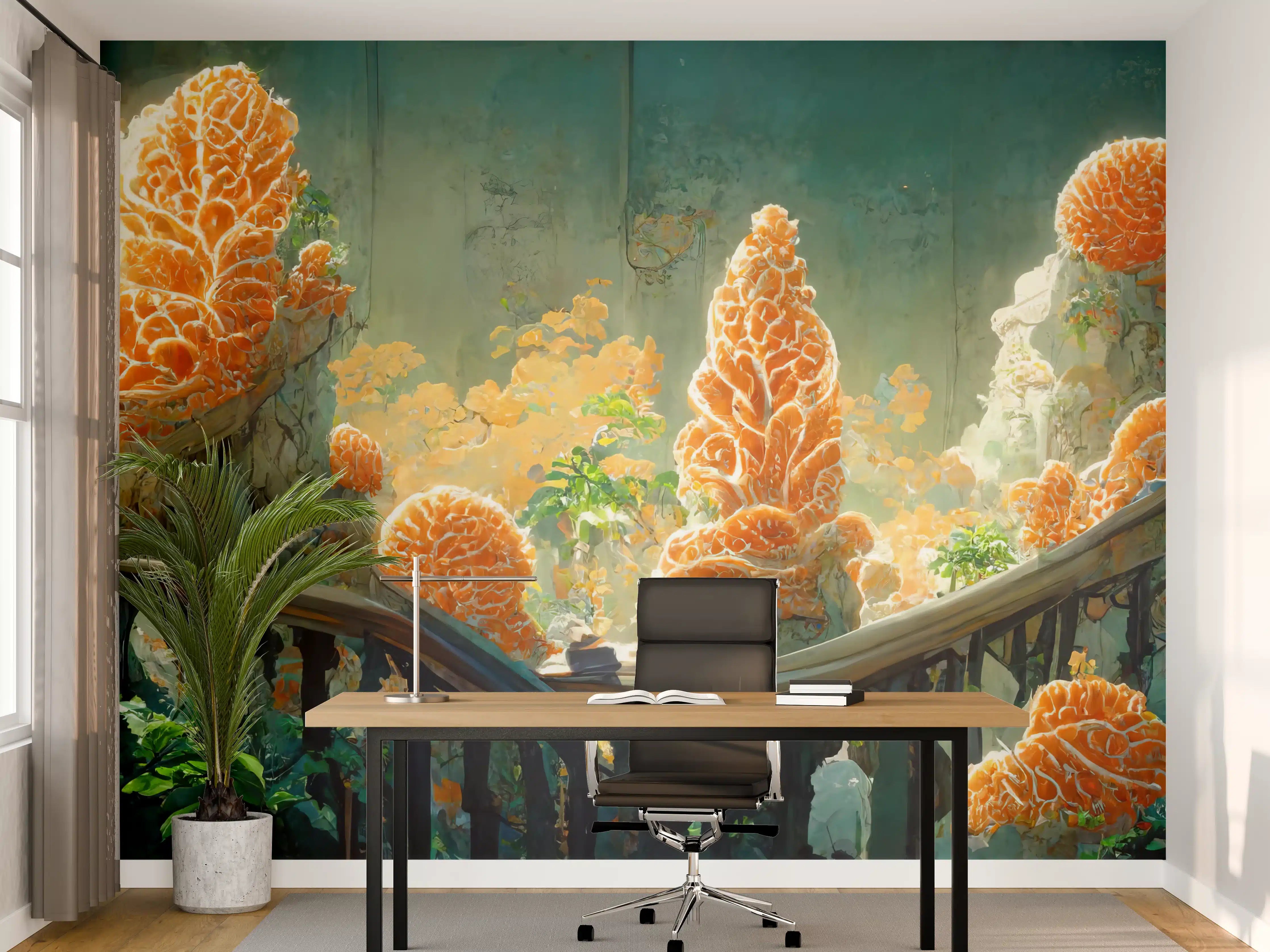 Büro Wandgestaltung - Moderne Kunst - Kakteen