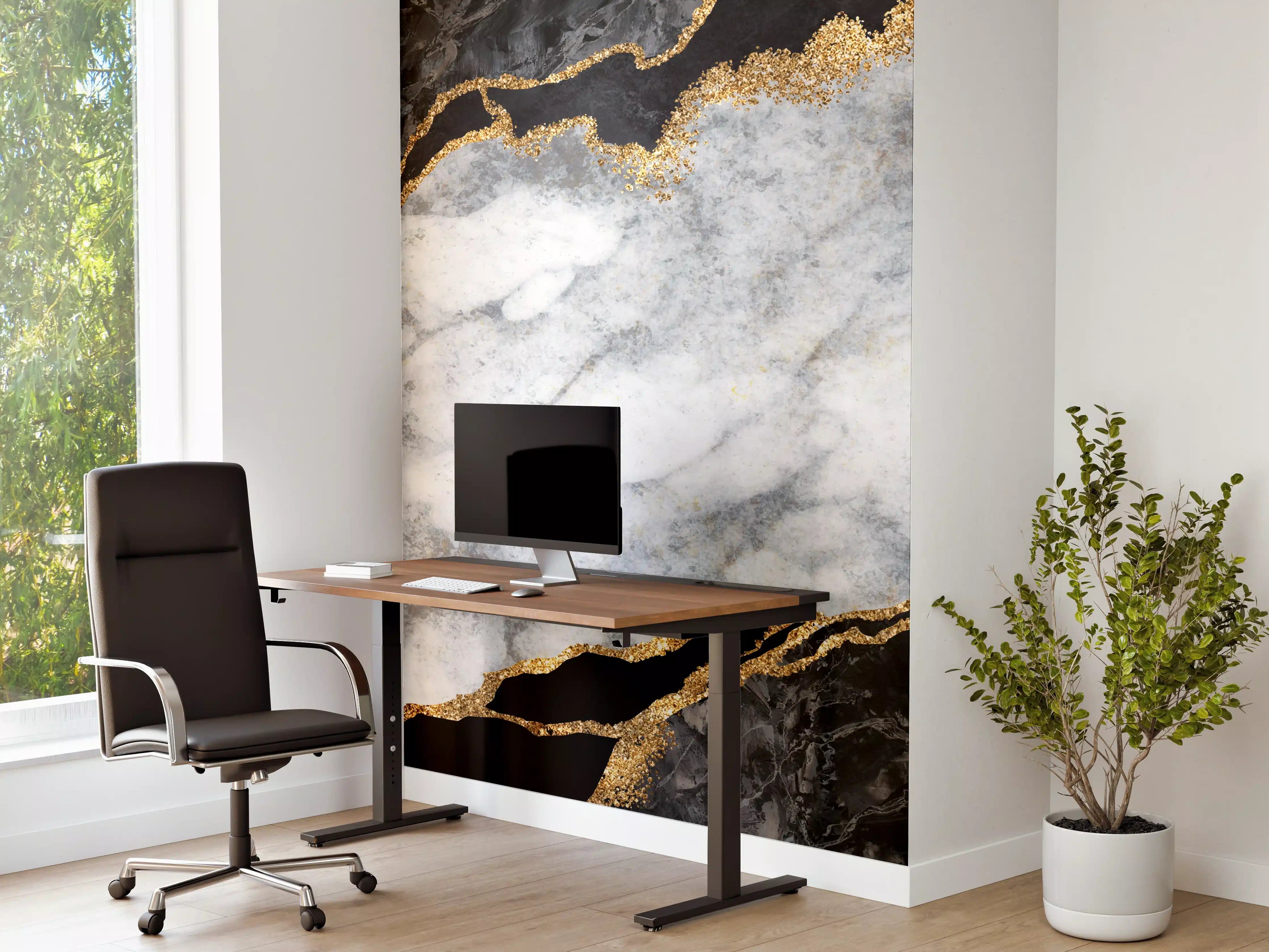 Büro Wandgestaltung - Moderne rissige Oberfläche