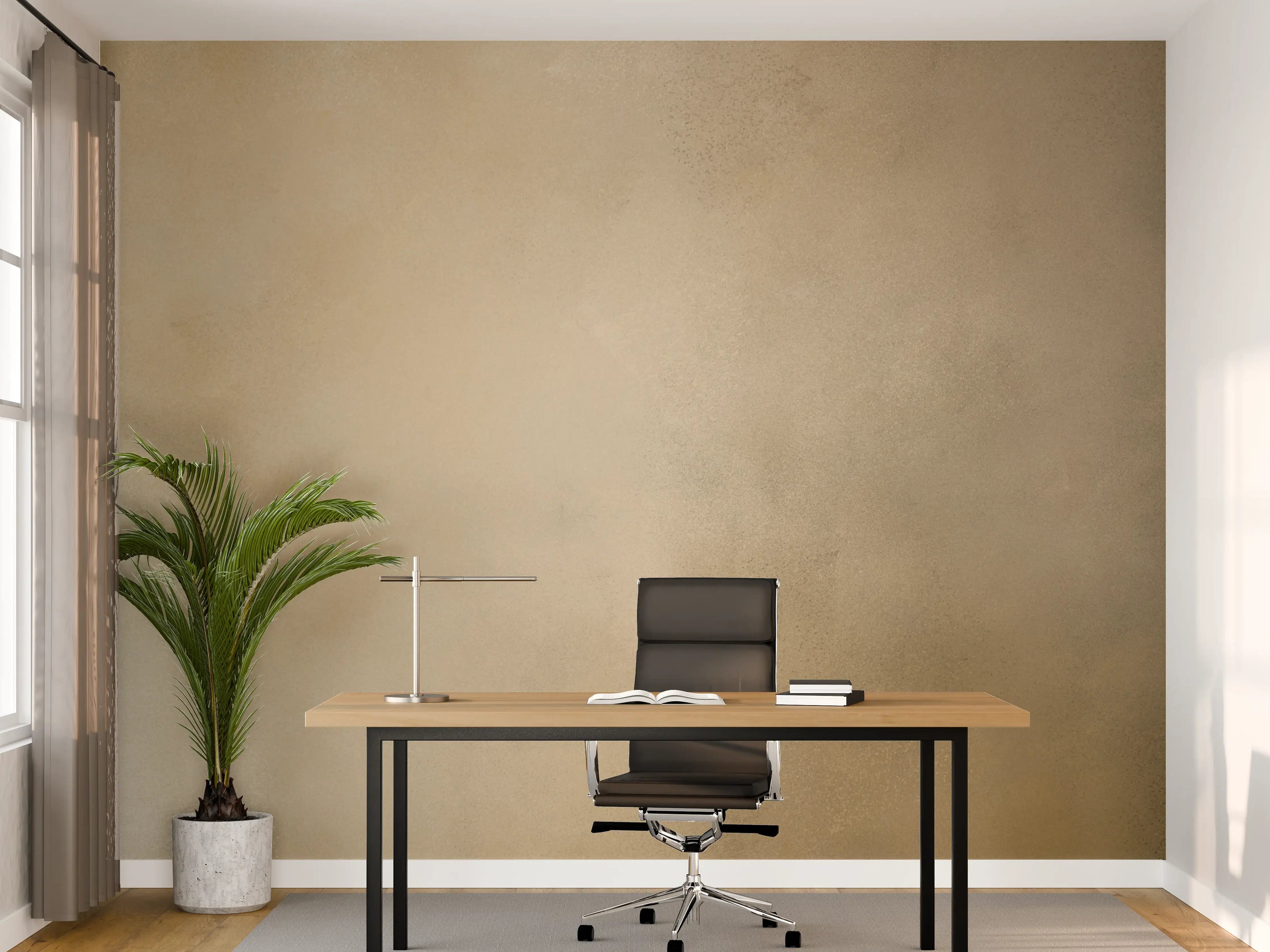 Büro Wandgestaltung - Moderner, grauer Beton-Look