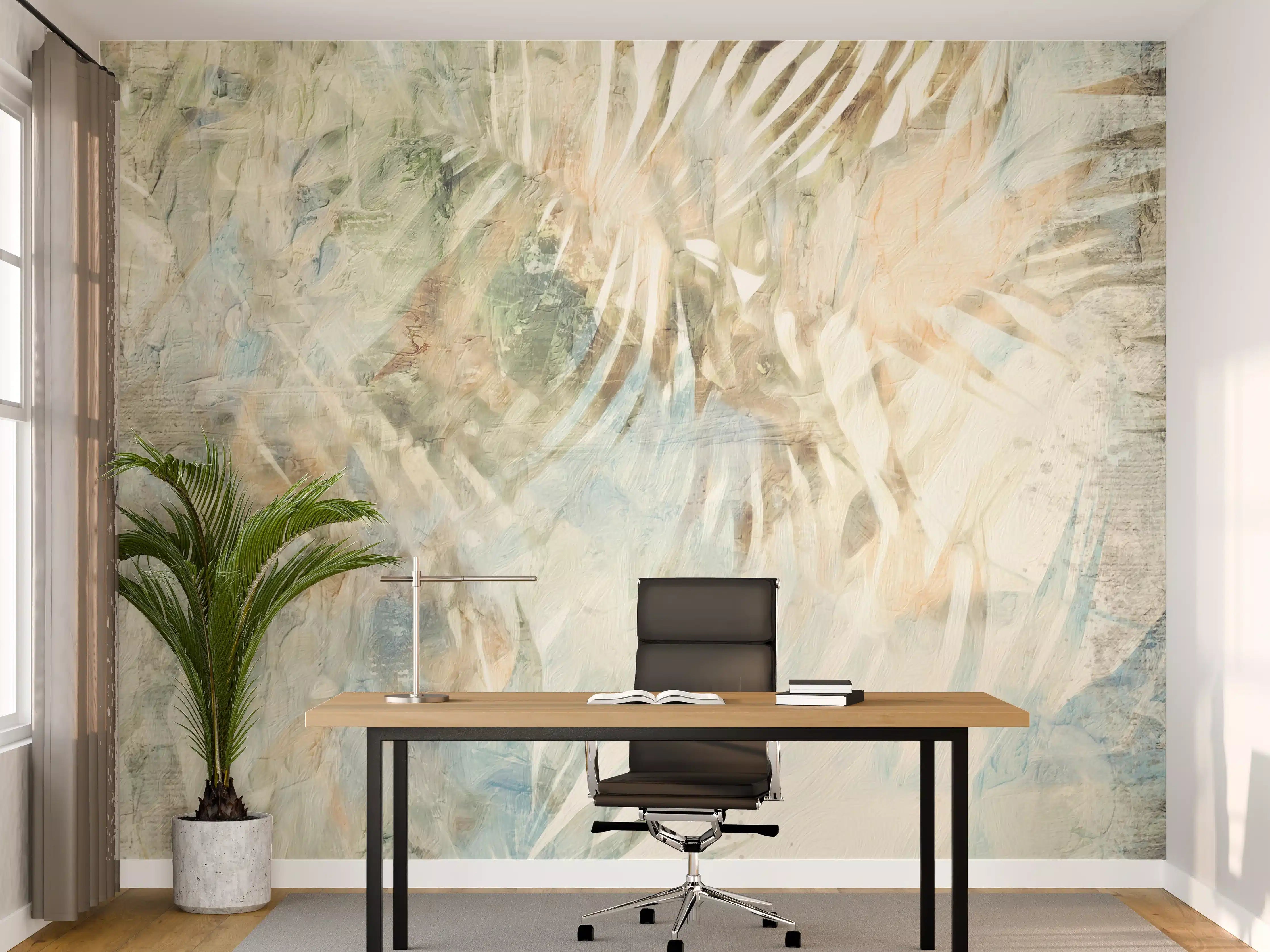 Büro Wandgestaltung - Modernes Dschungel Gemälde 2