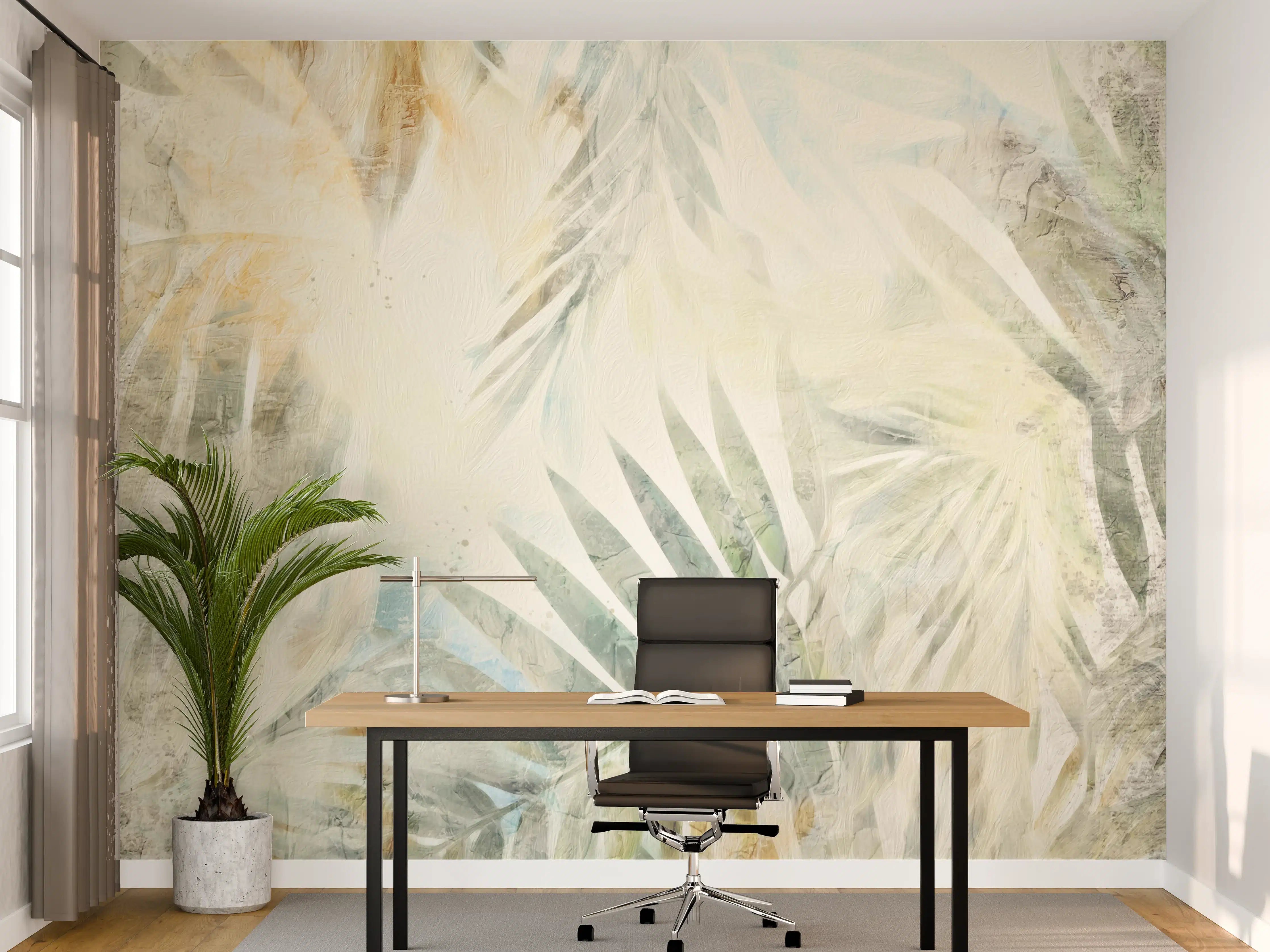 Büro Wandgestaltung - Modernes Dschungel Gemälde