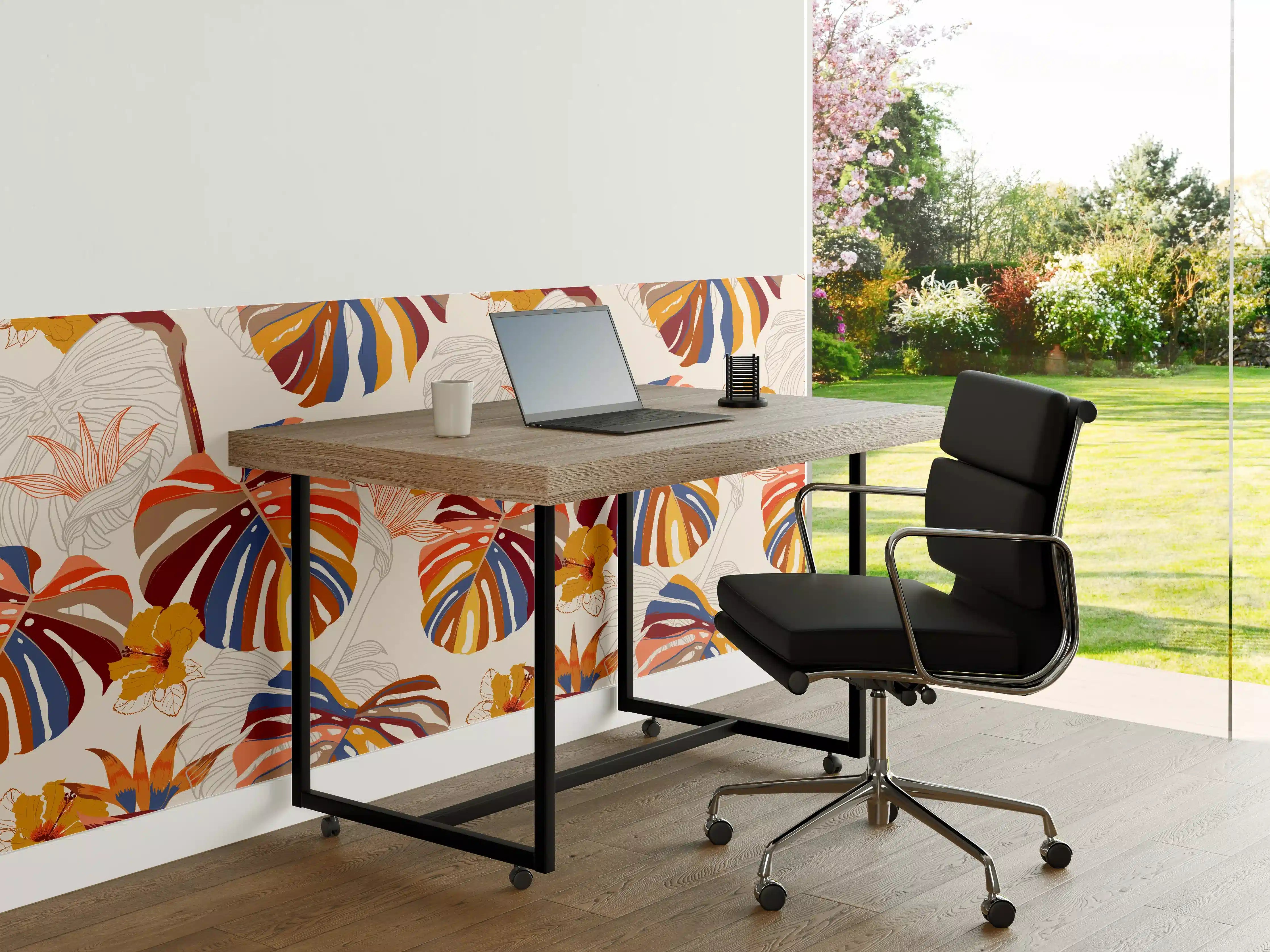 Büro Wandgestaltung - Monstera Sunkiss Tropic