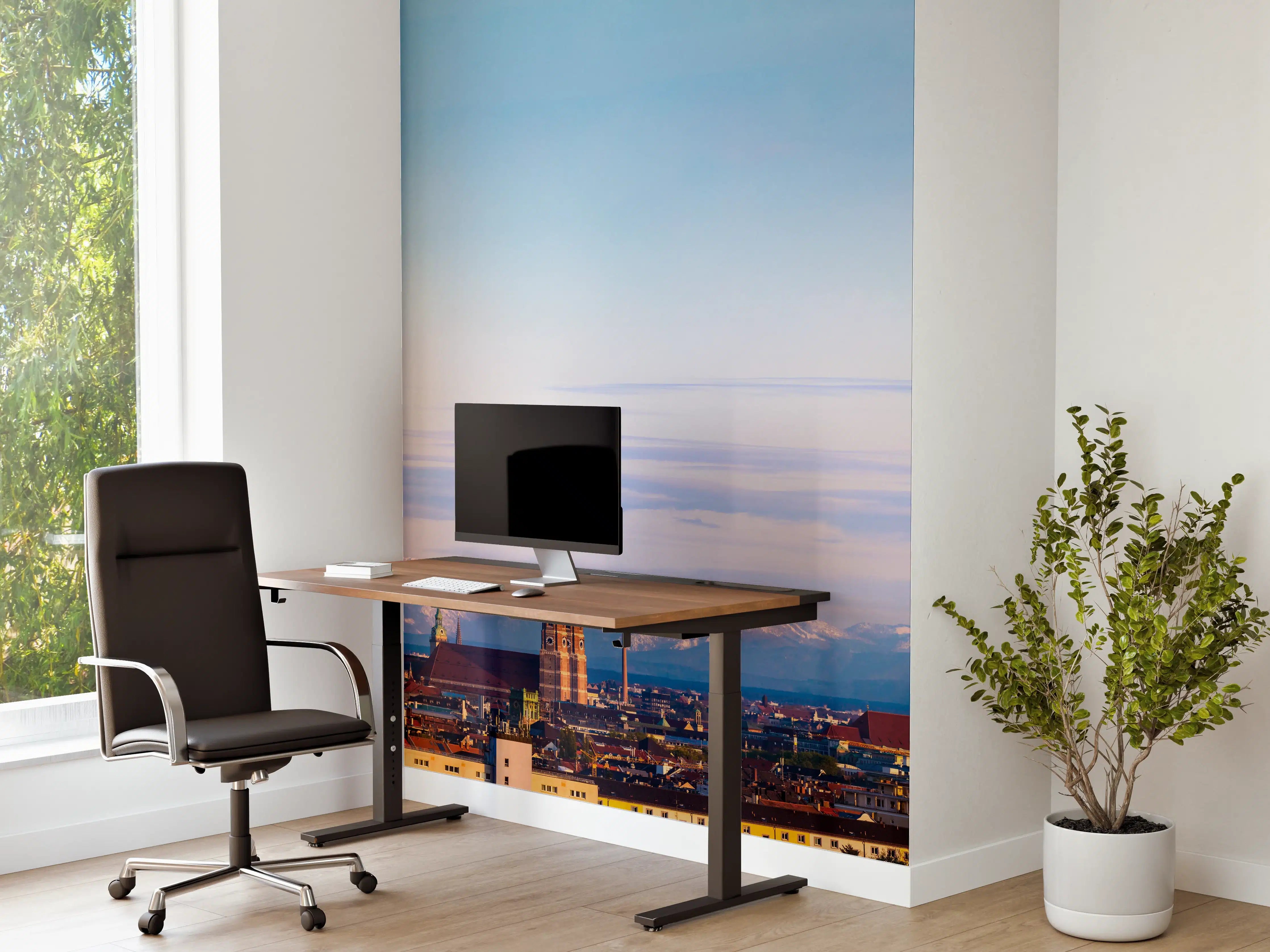 Büro Wandgestaltung - München Alpen Panorama