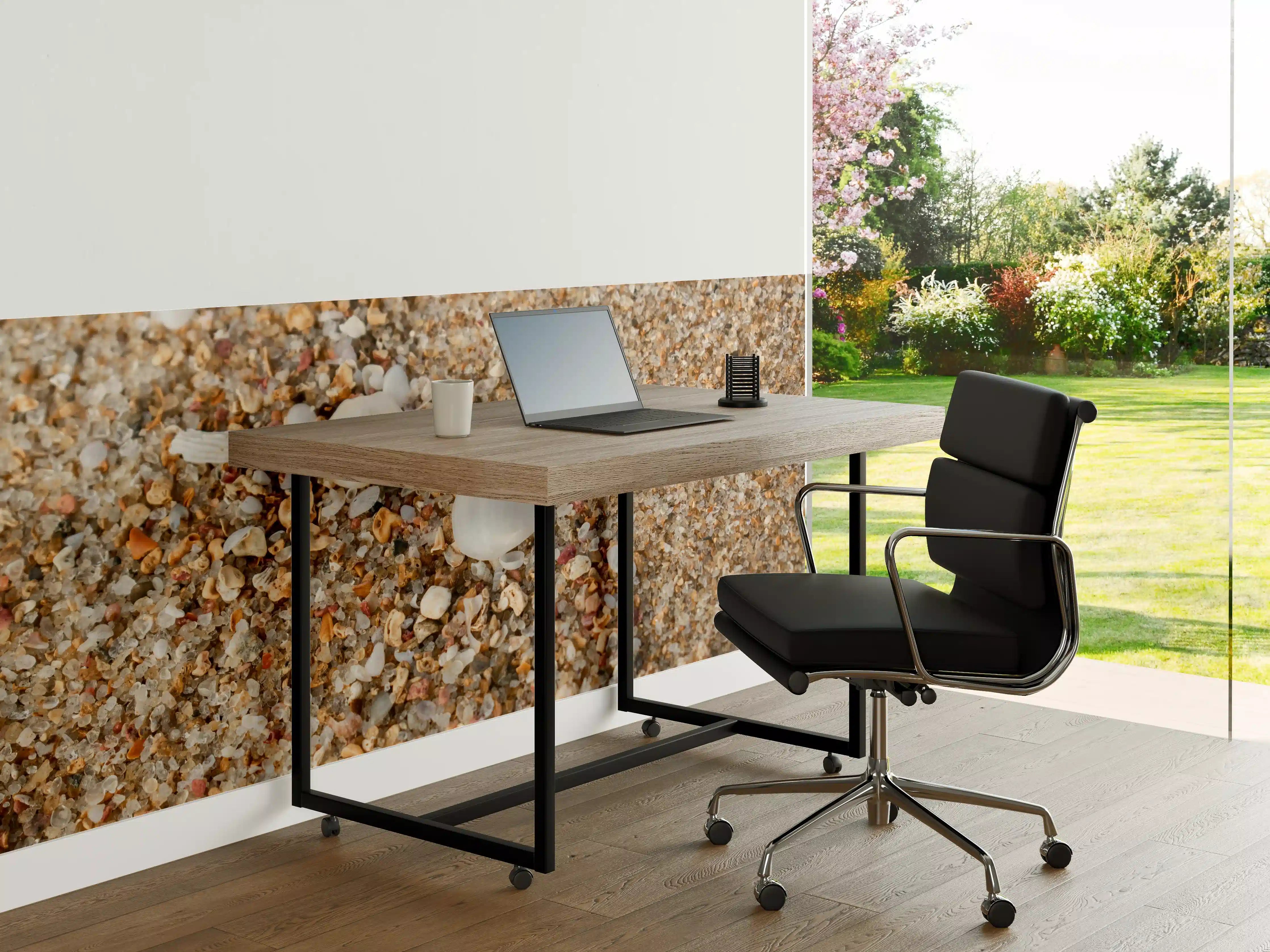 Büro Wandgestaltung - Muscheln im Strandsand. Shell