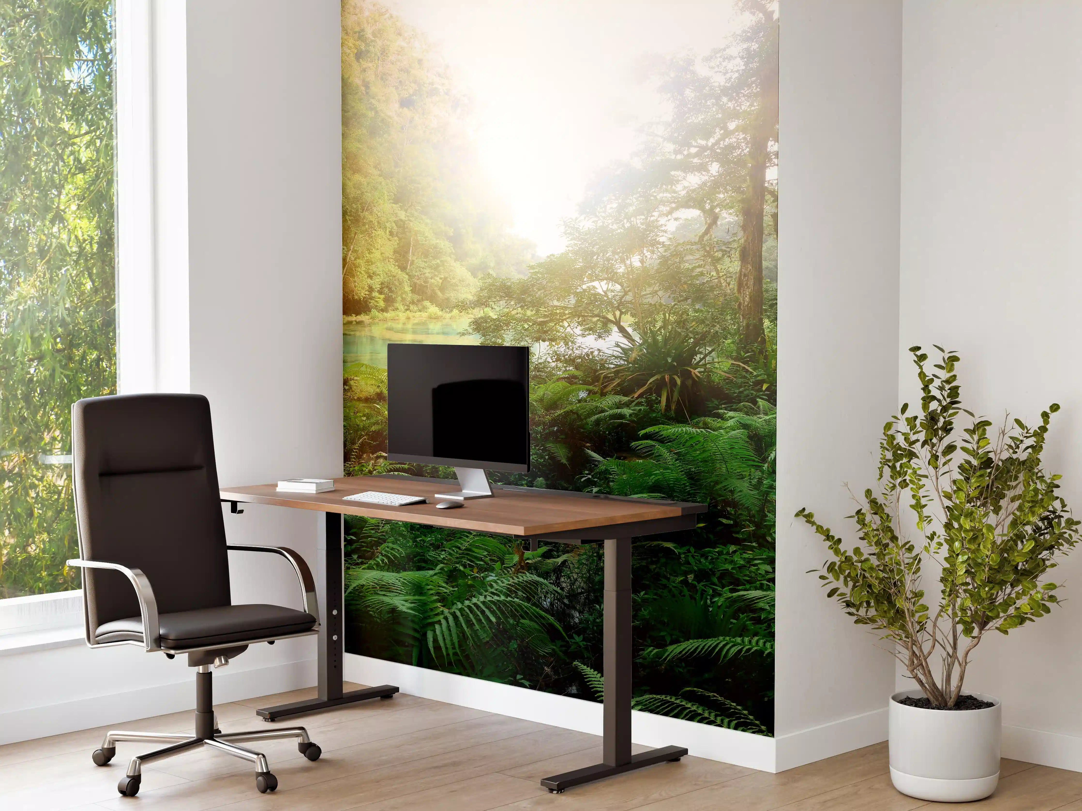 Büro Wandgestaltung - Mysteriöser Maya-Dschungel