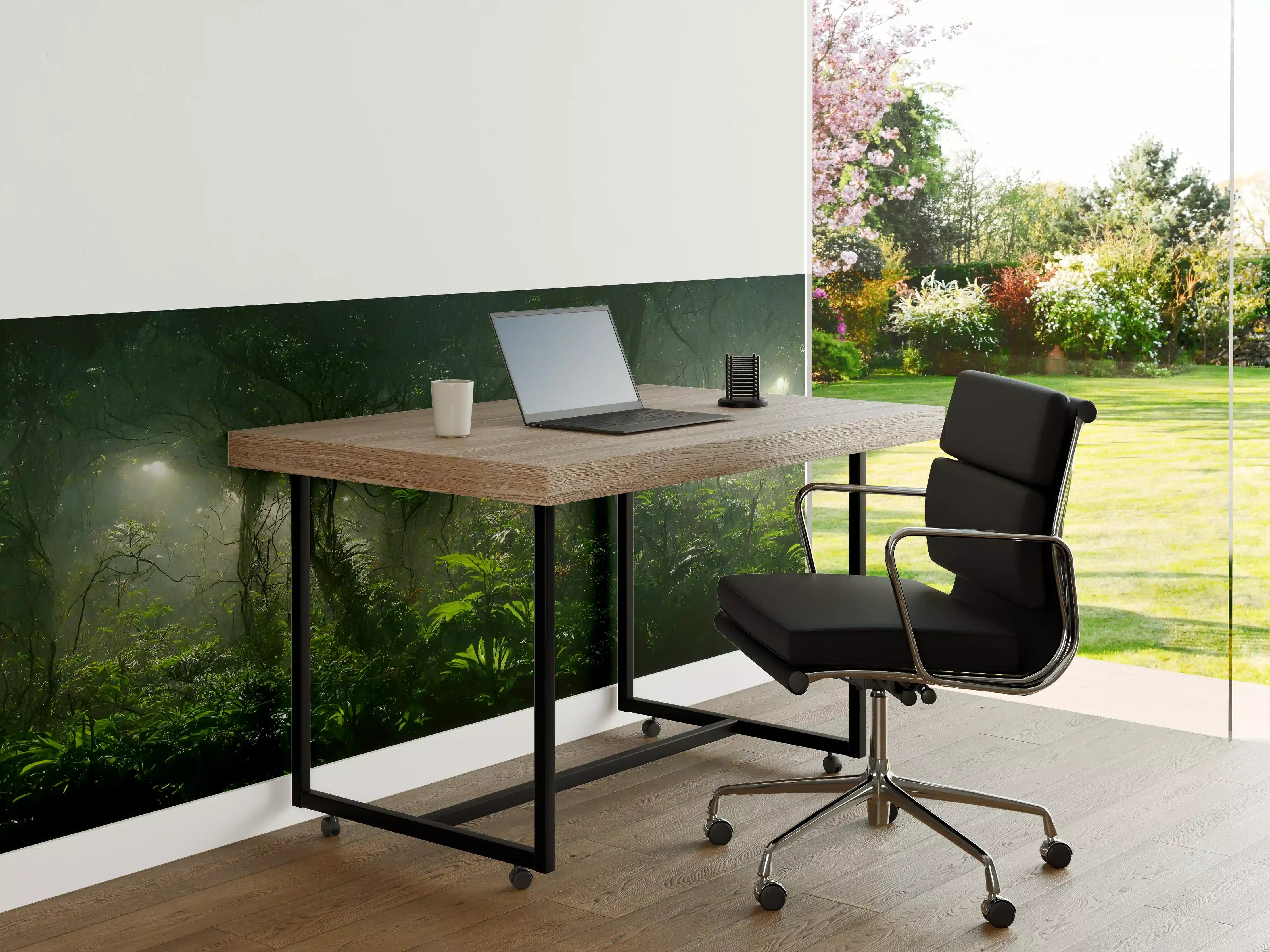 Büro Wandgestaltung - Nachtlandschaft des Dschungels