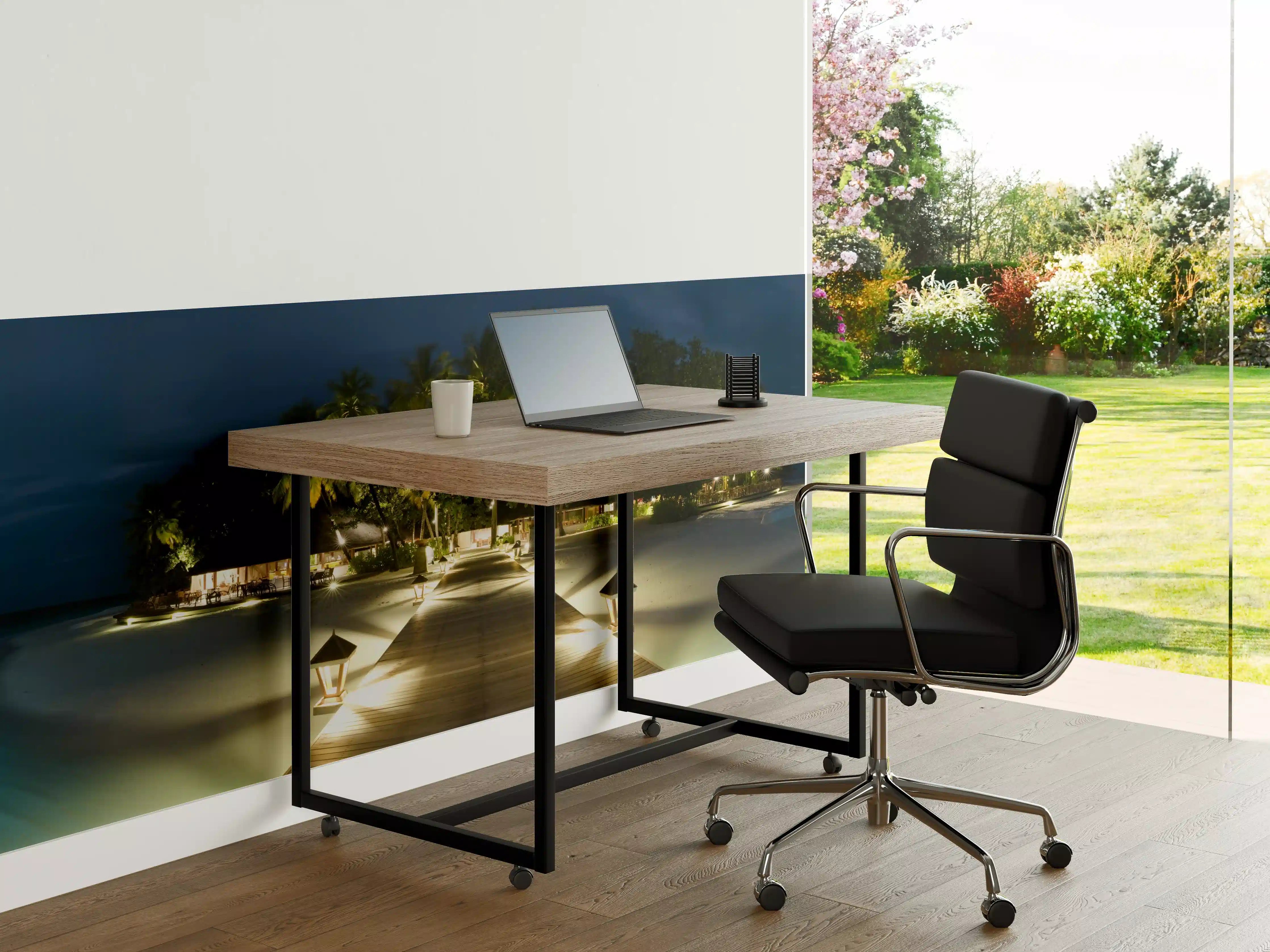 Büro Wandgestaltung - Nachtpanorama von Ihuru Island