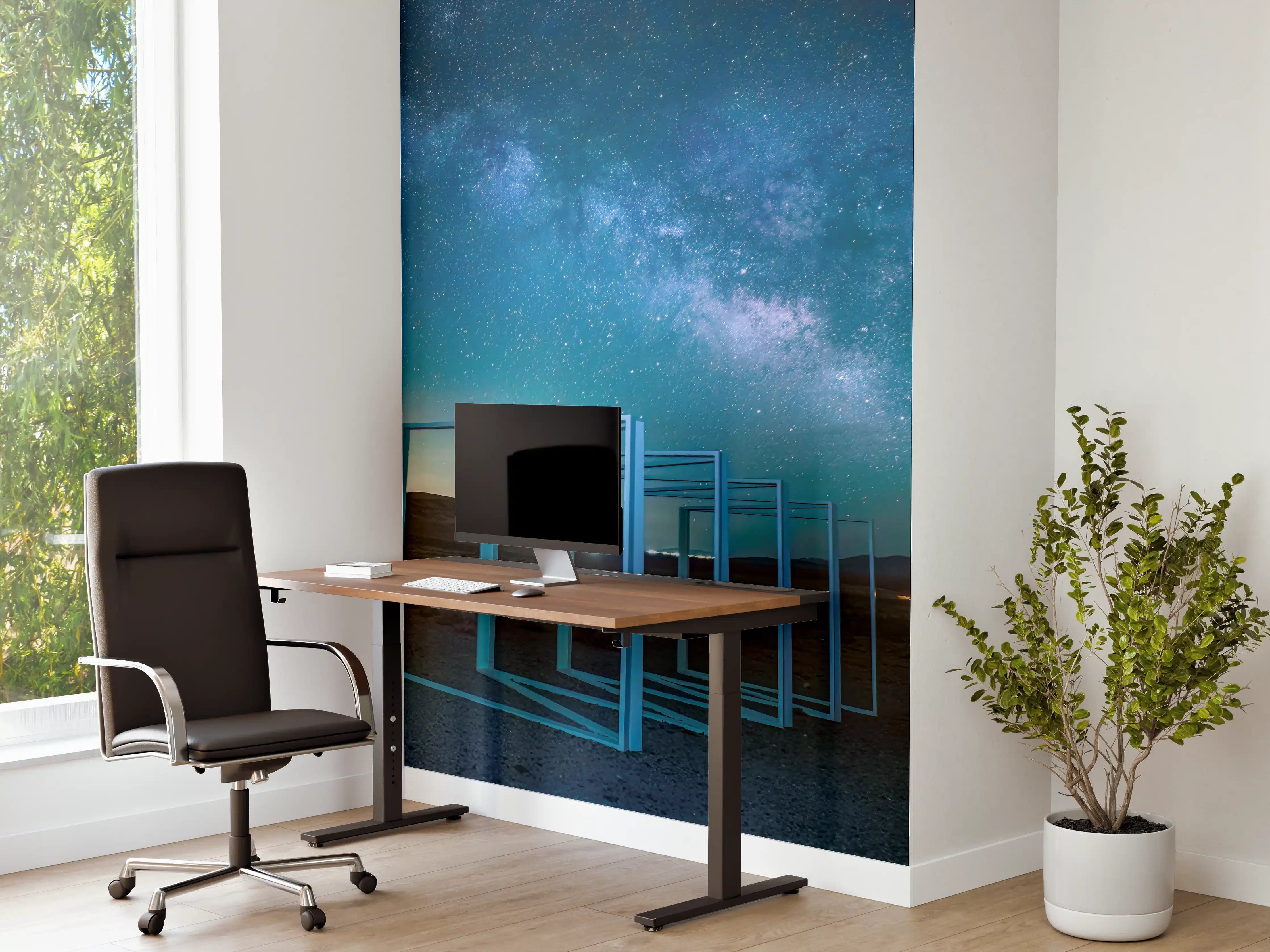 Büro Wandgestaltung - Nächtliche Landschaft