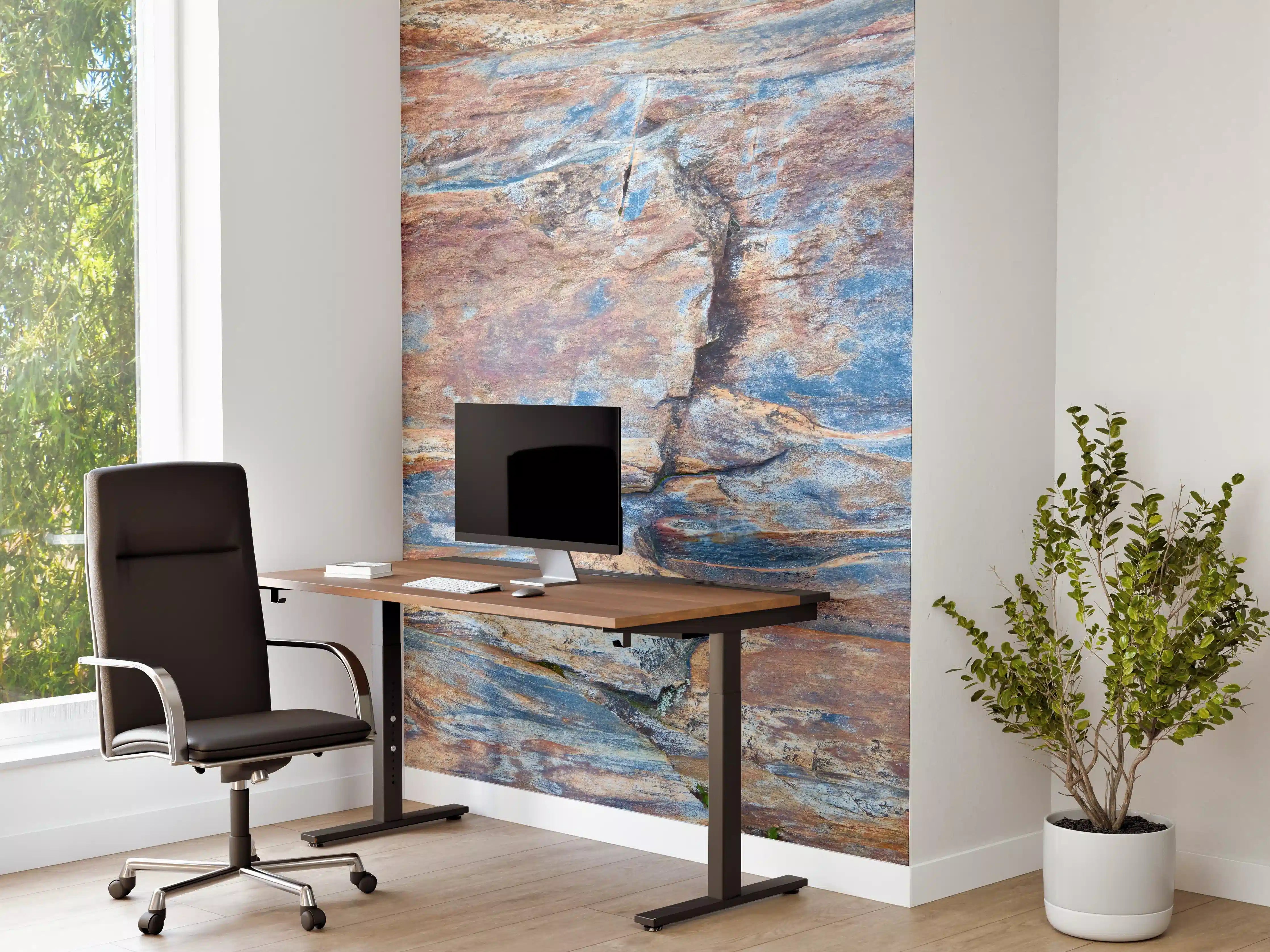 Büro Wandgestaltung - Nahaufnahme Verzasca River
