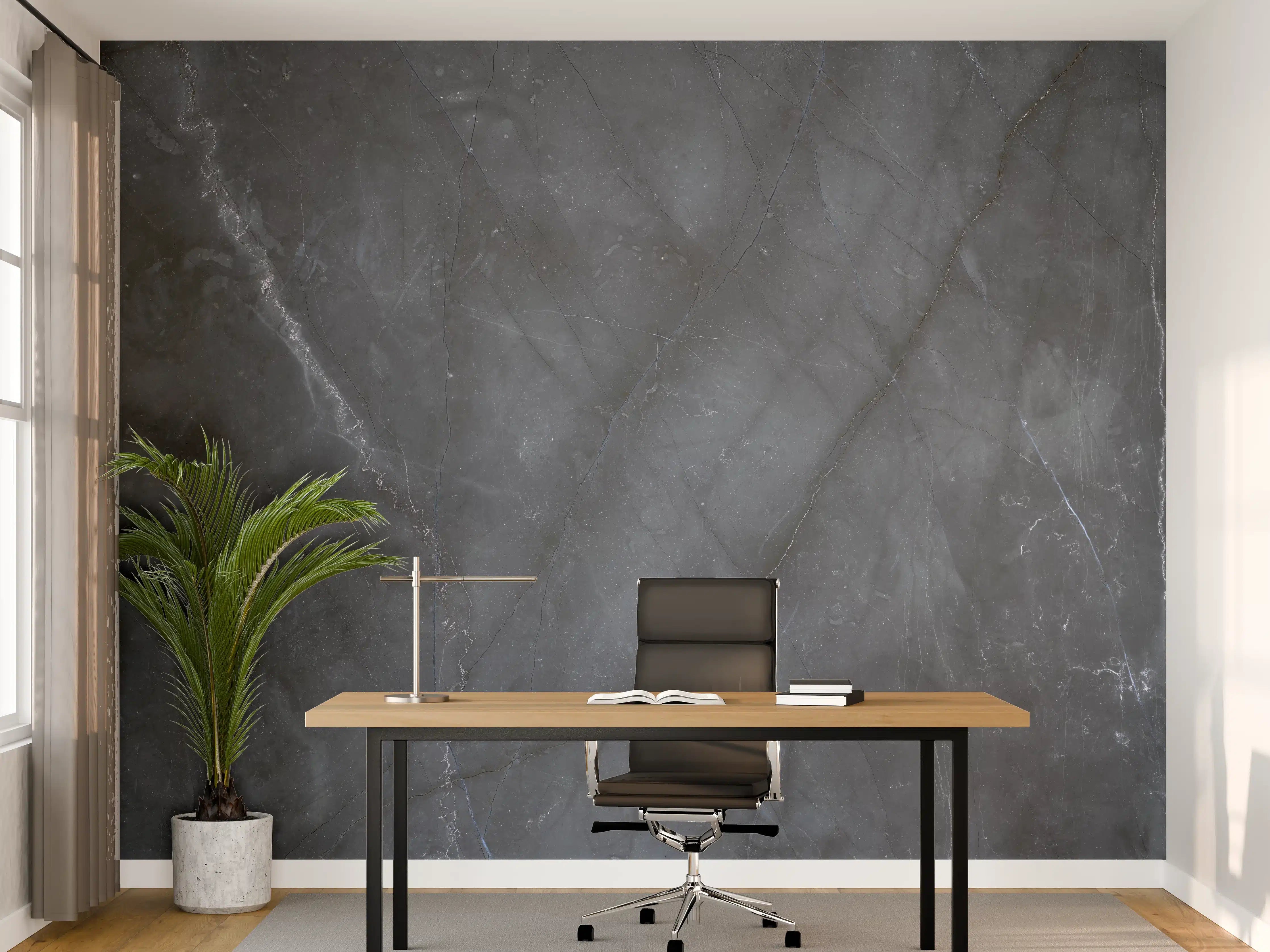 Büro Wandgestaltung - Nahaufnahme italienische Marmorplatte