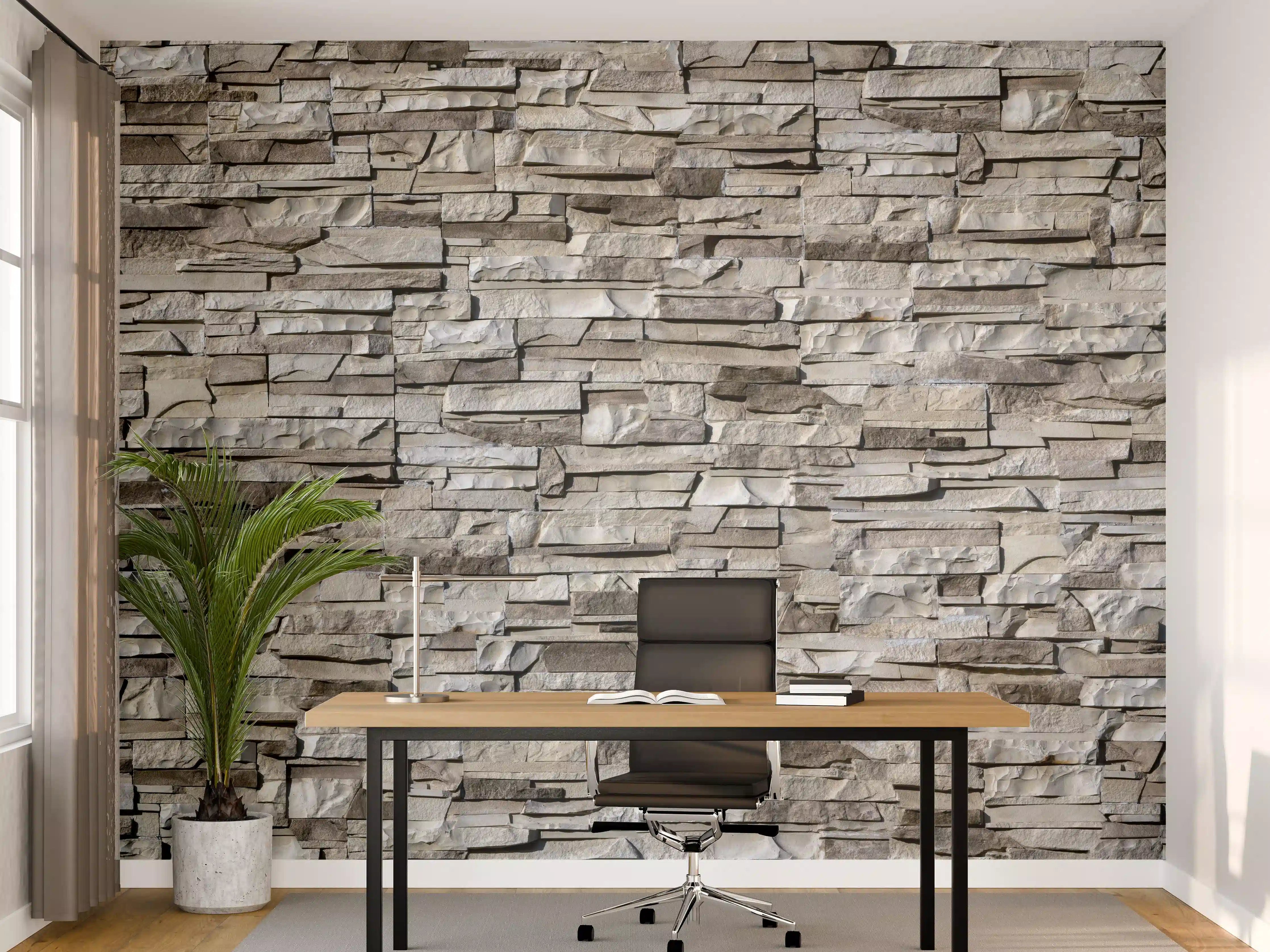 Büro Wandgestaltung - Nahtlose Textur von Klinkerfliesen