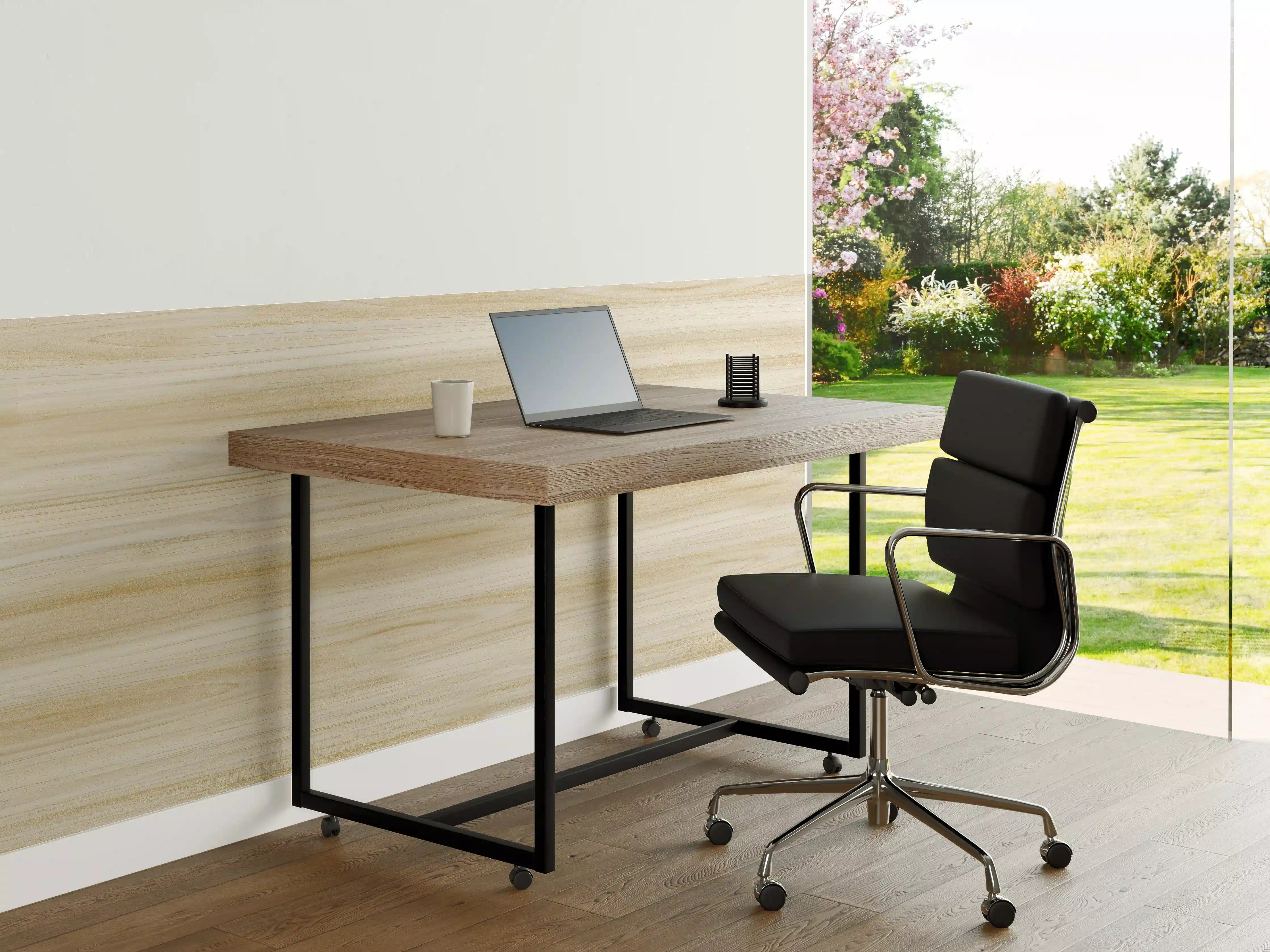 Büro Wandgestaltung - Natürliche Holztextur