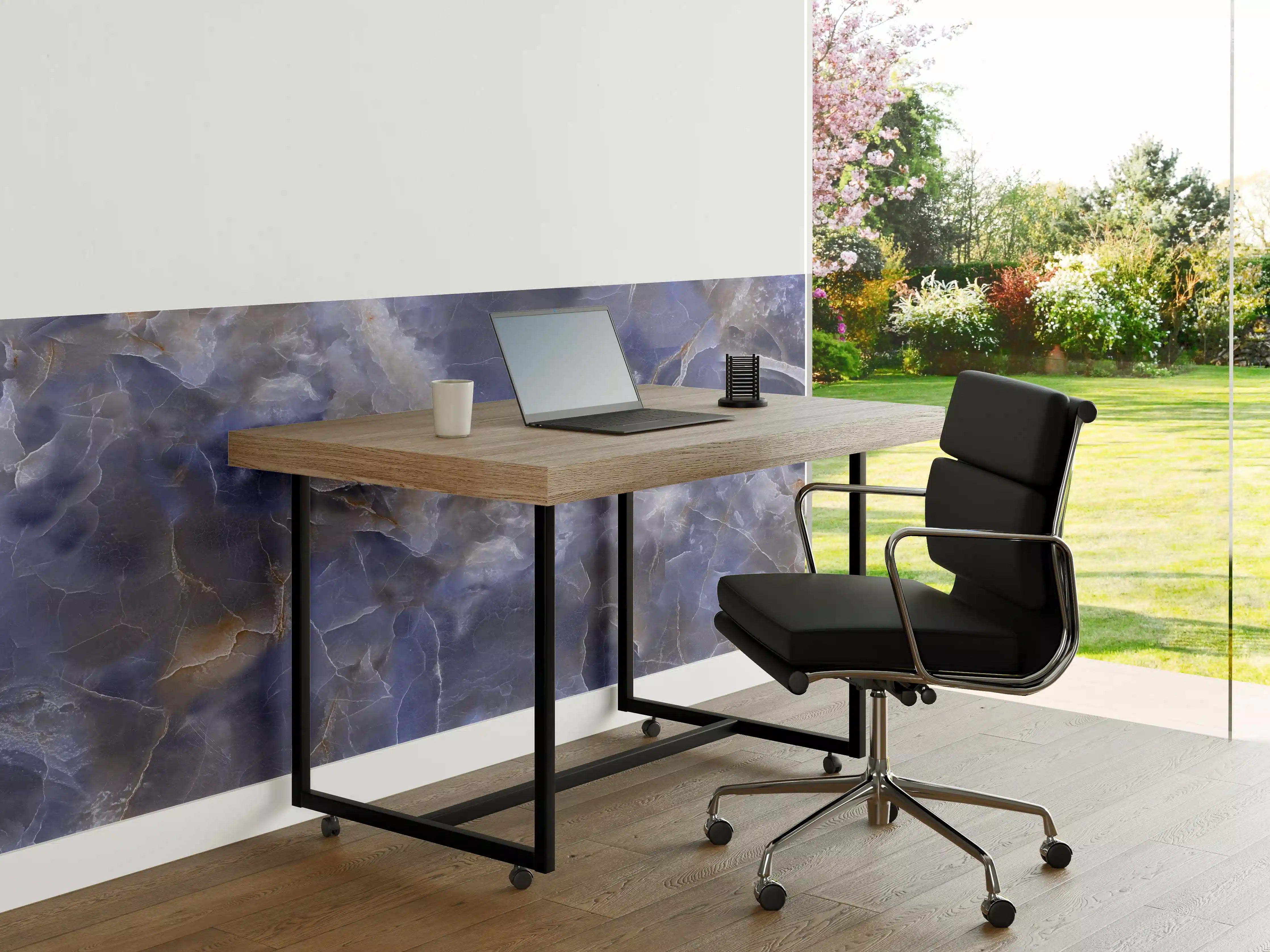 Büro Wandgestaltung - Natürlicher Onyx-Marmor