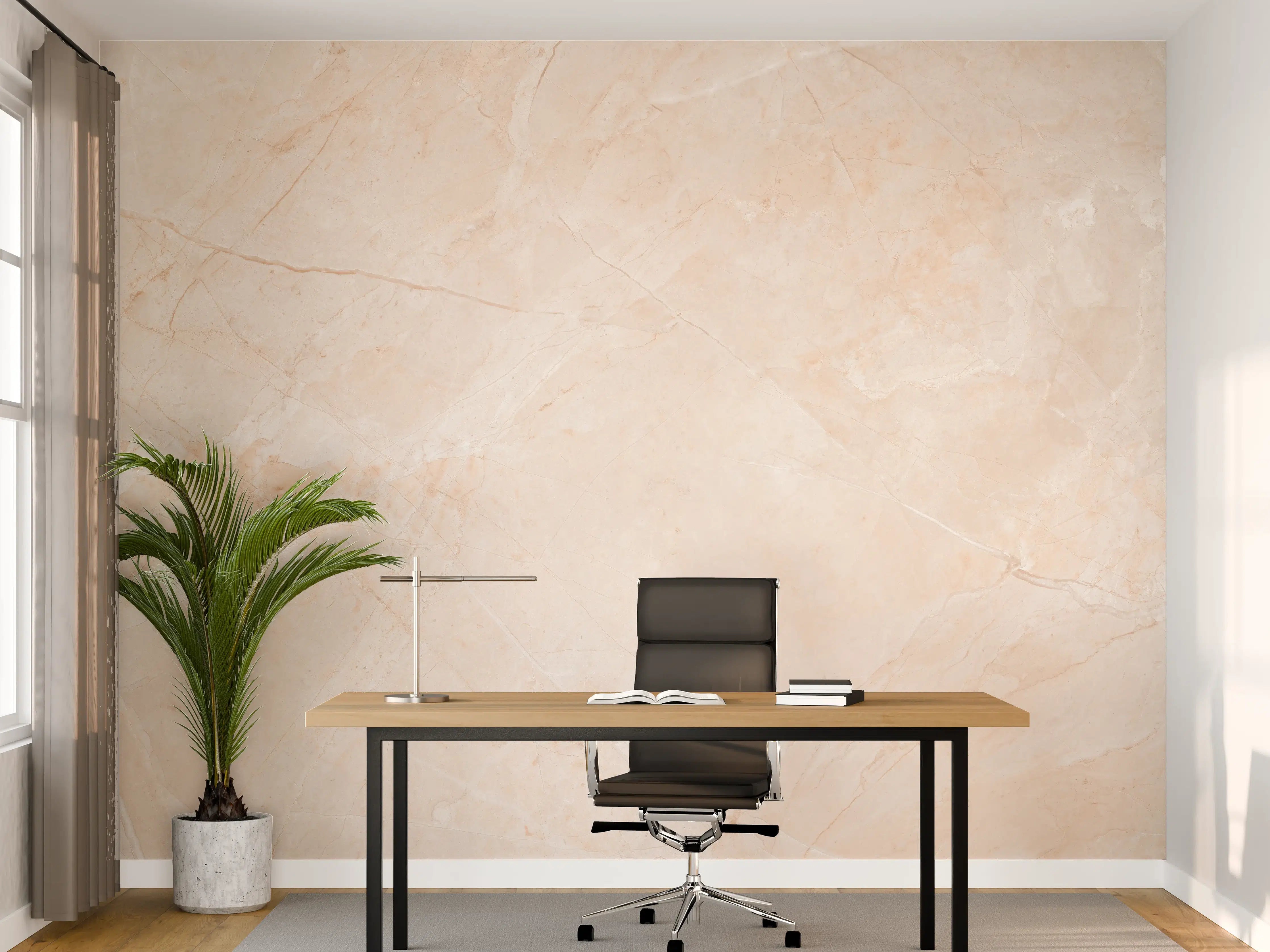 Büro Wandgestaltung - Natürlicher Sandstein - Granit