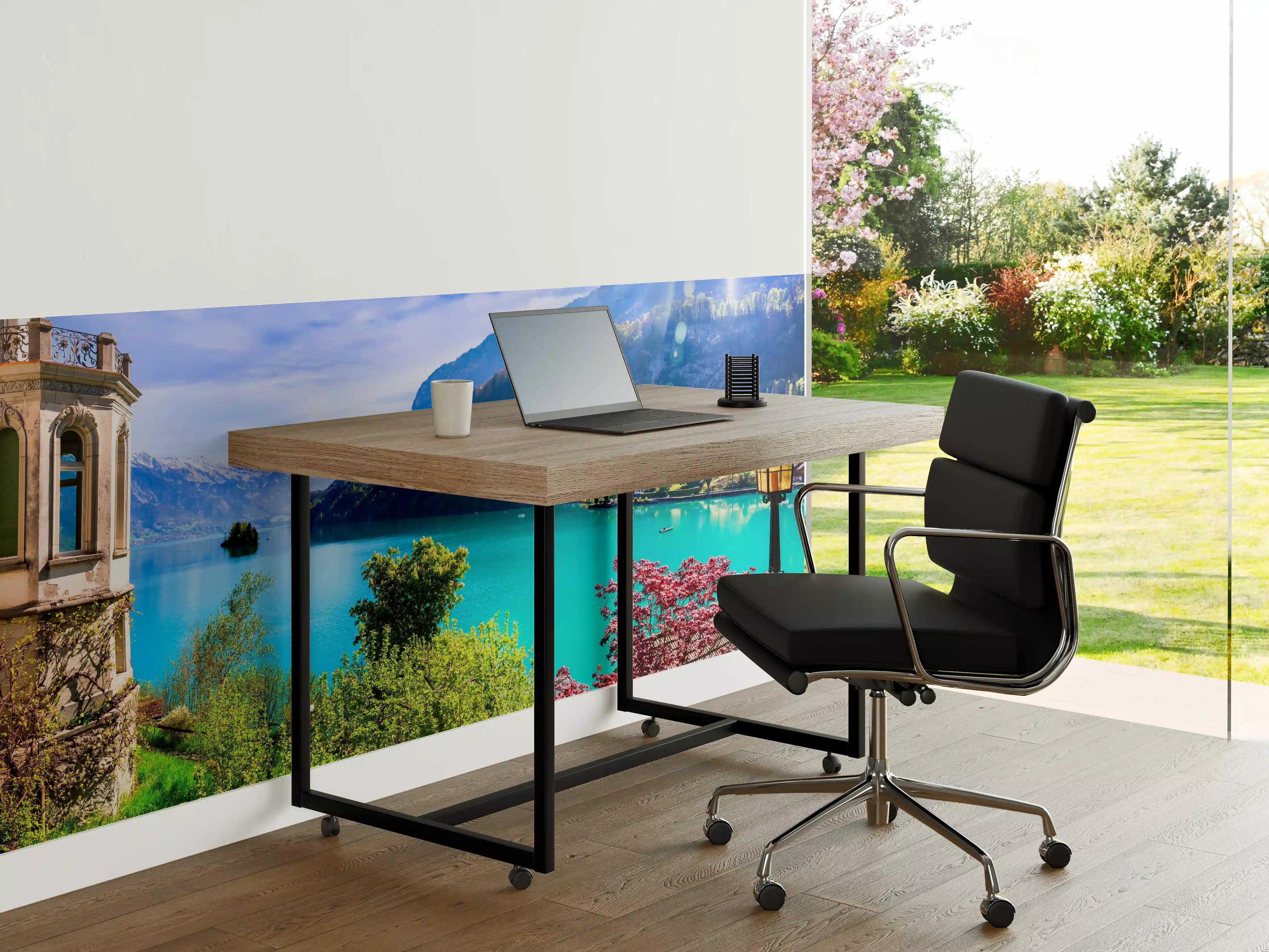 Büro Wandgestaltung - Naturkulisse des Brienzersees - Schweiz