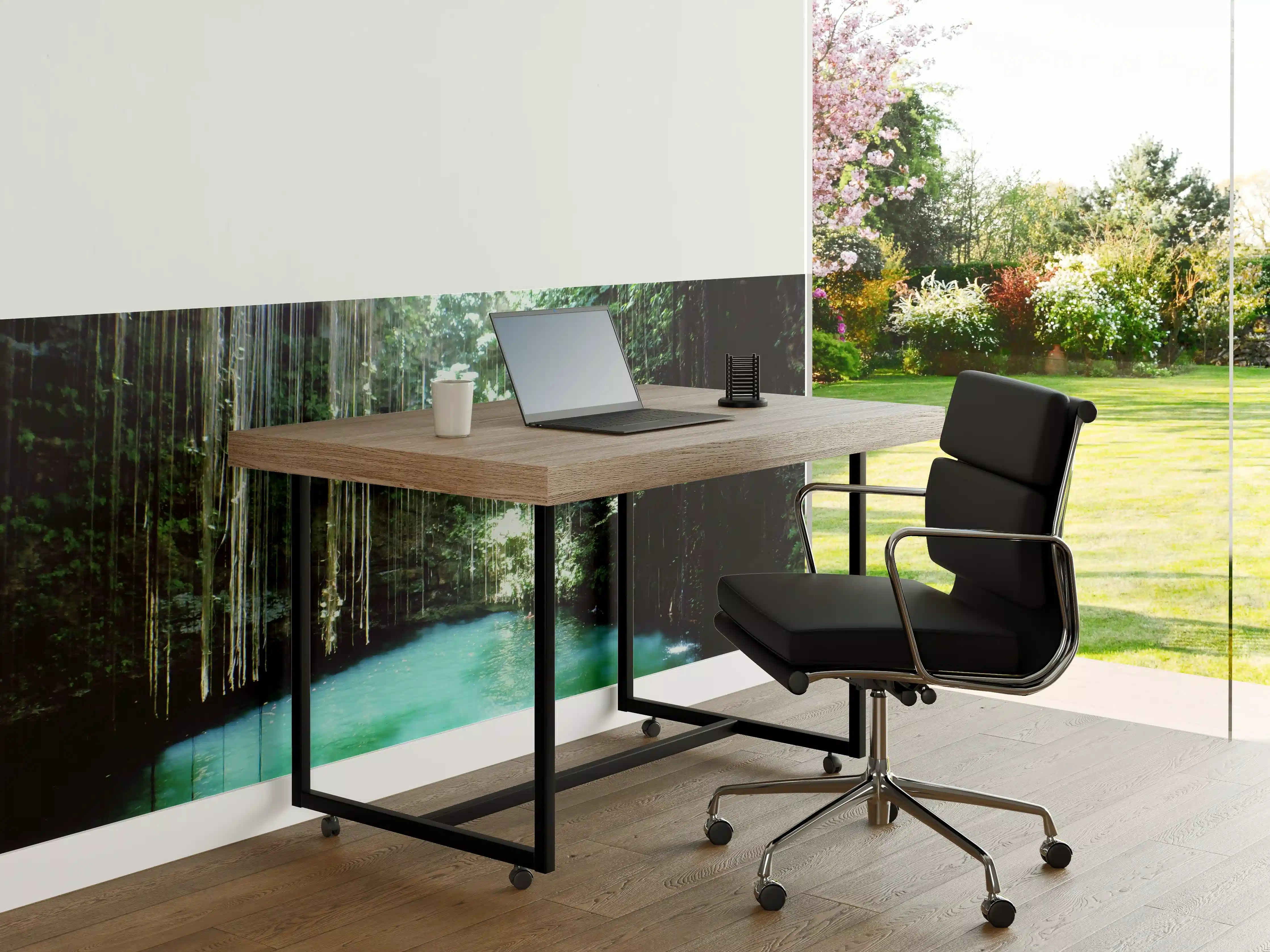 Büro Wandgestaltung - Naturtraum Wasserfall im Dschungel