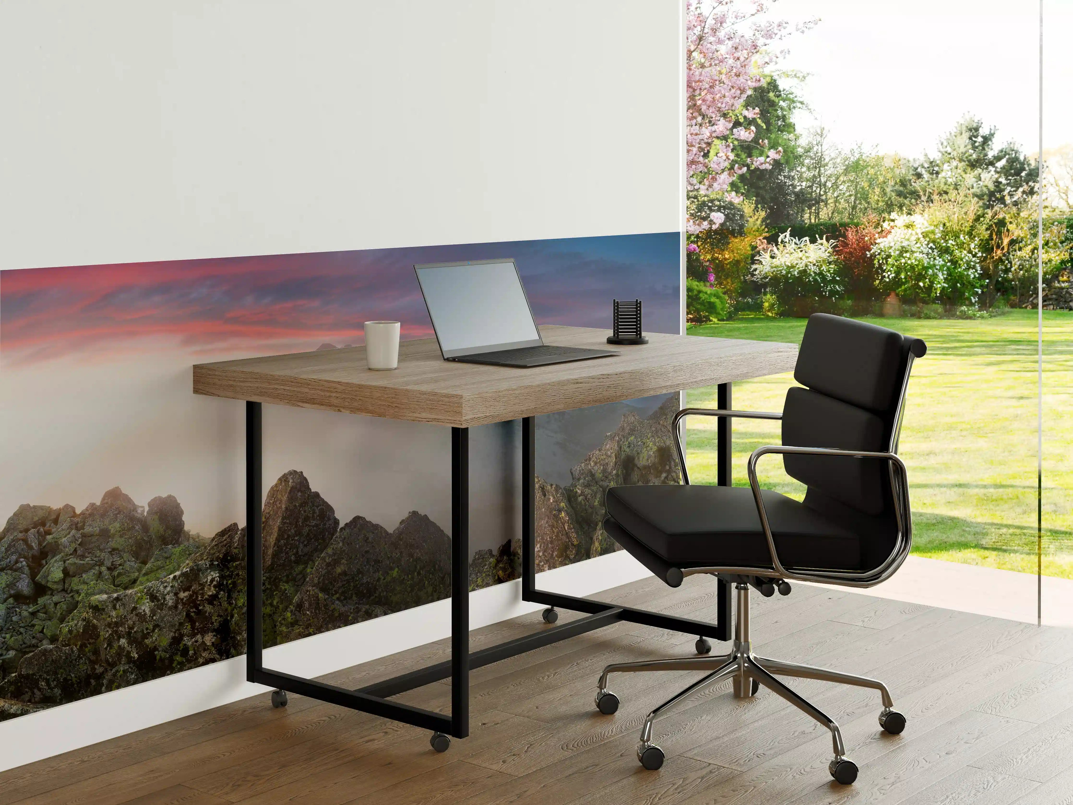 Büro Wandgestaltung - Nebeliger Blick auf Fairytale Berge, Slowakei