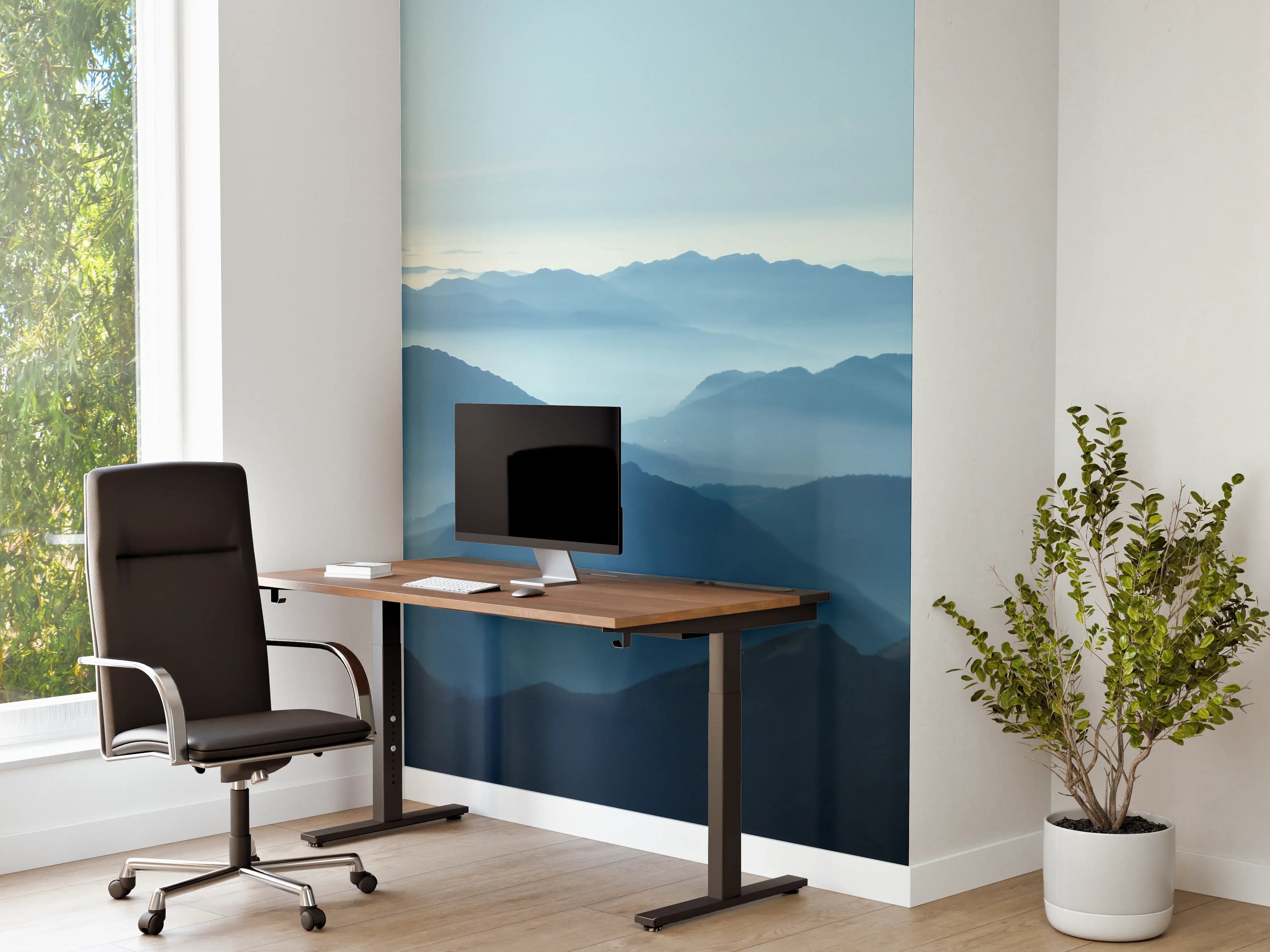 Büro Wandgestaltung - Nebelschwaden in den Tälern des Voralpenlandes