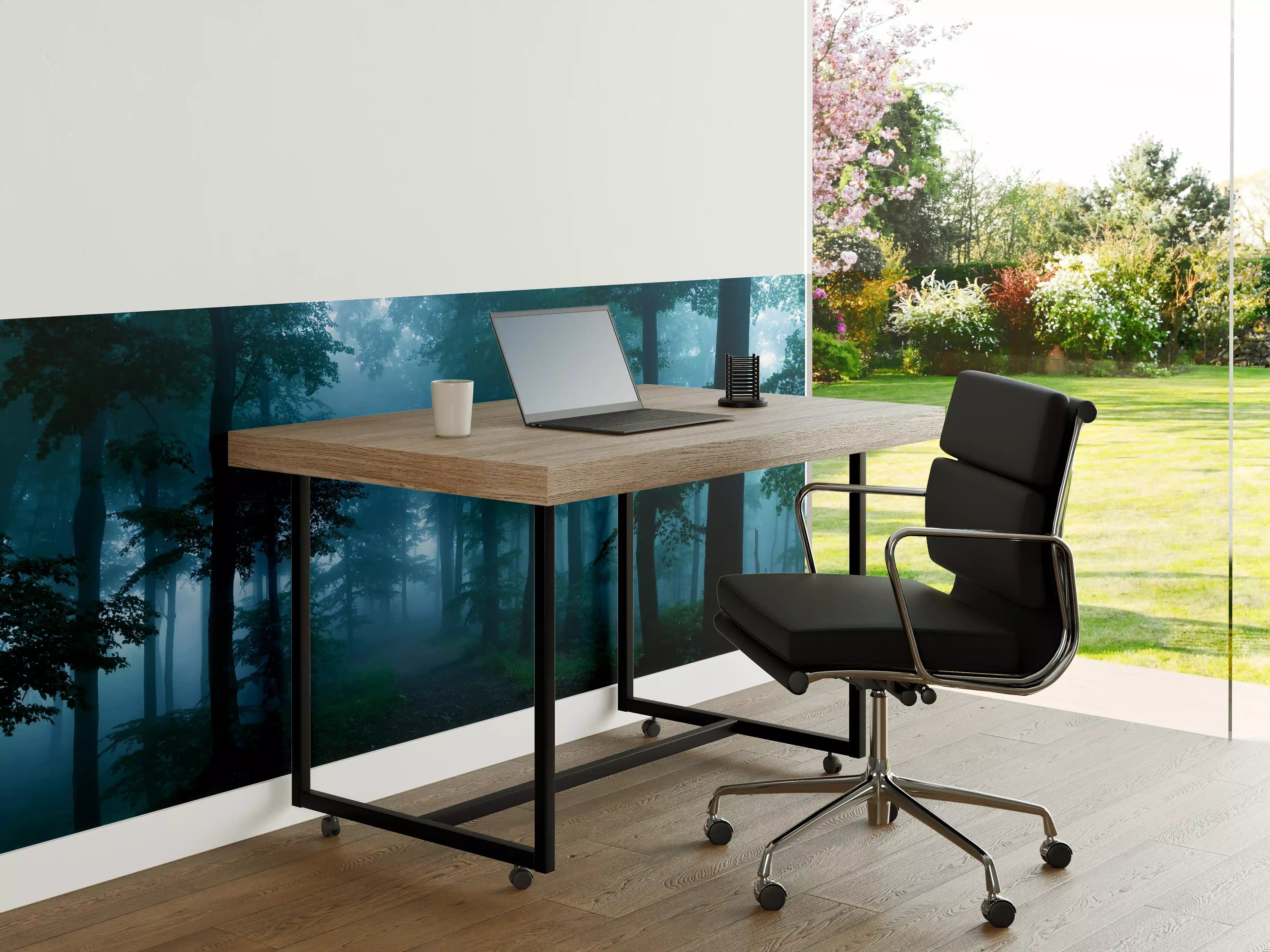 Büro Wandgestaltung - Nebliger Wald