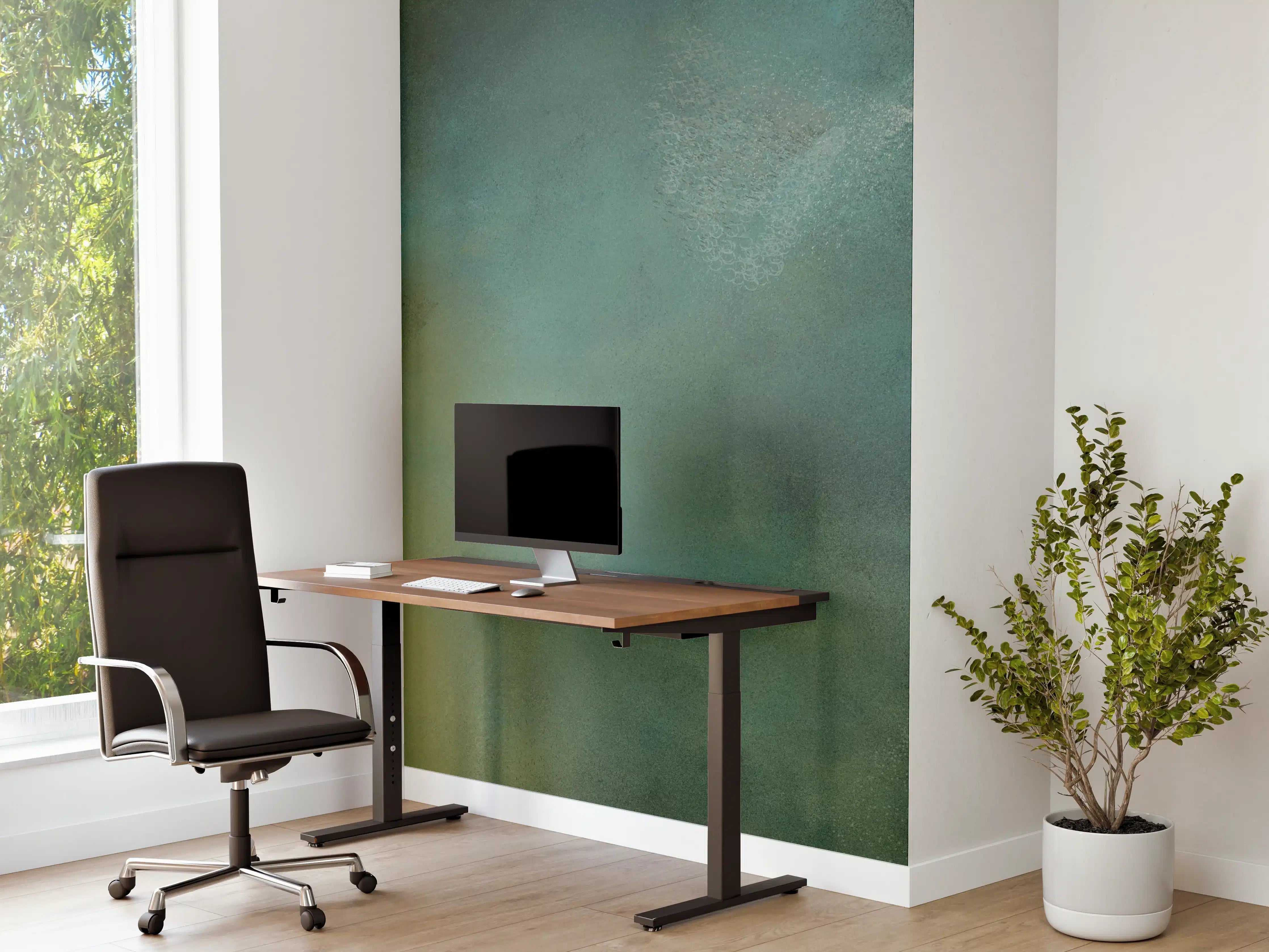Büro Wandgestaltung - Neuartige grüne und blaue Farbpalette