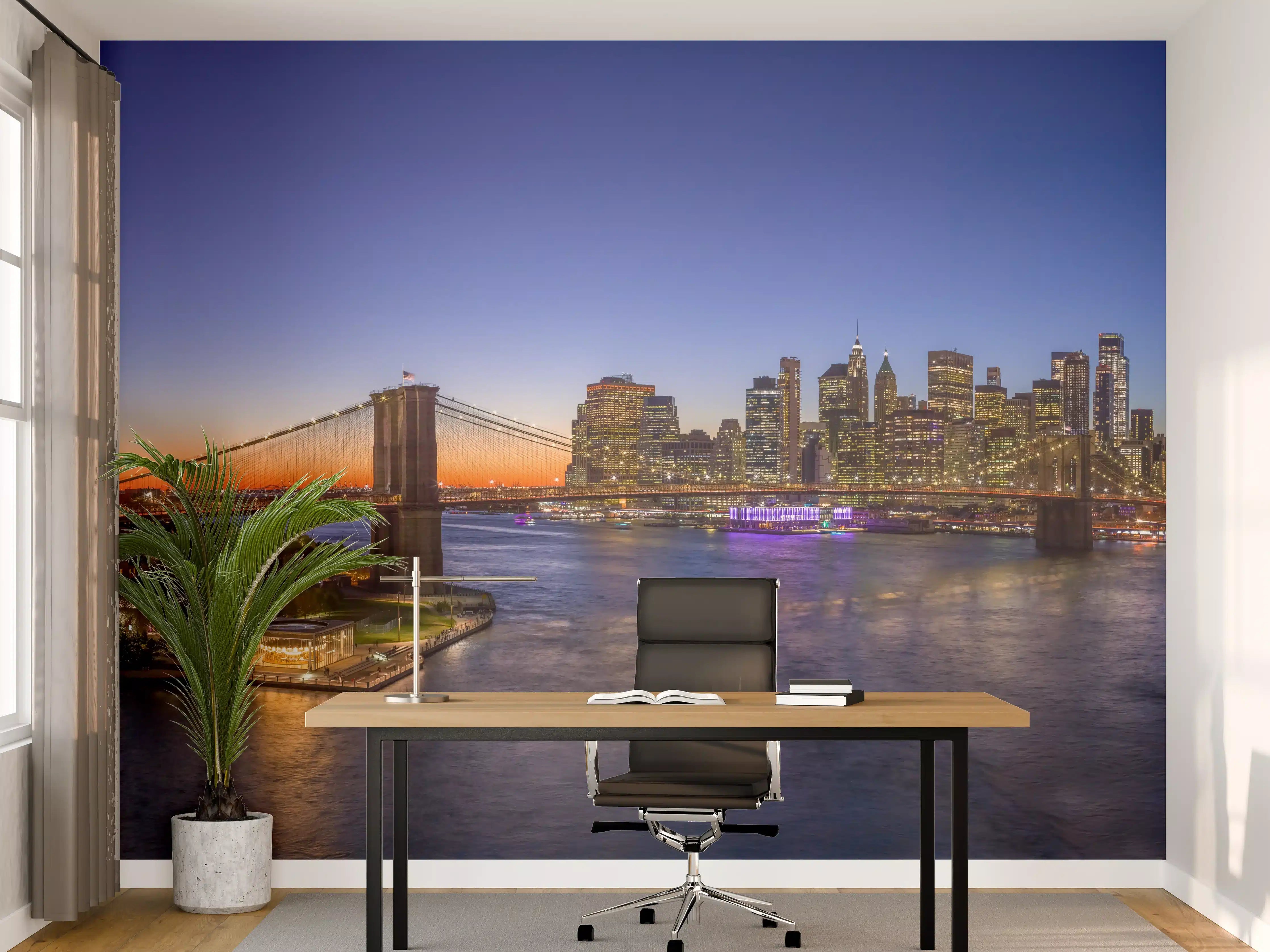 Büro Wandgestaltung - New York City Sonnenuntergang