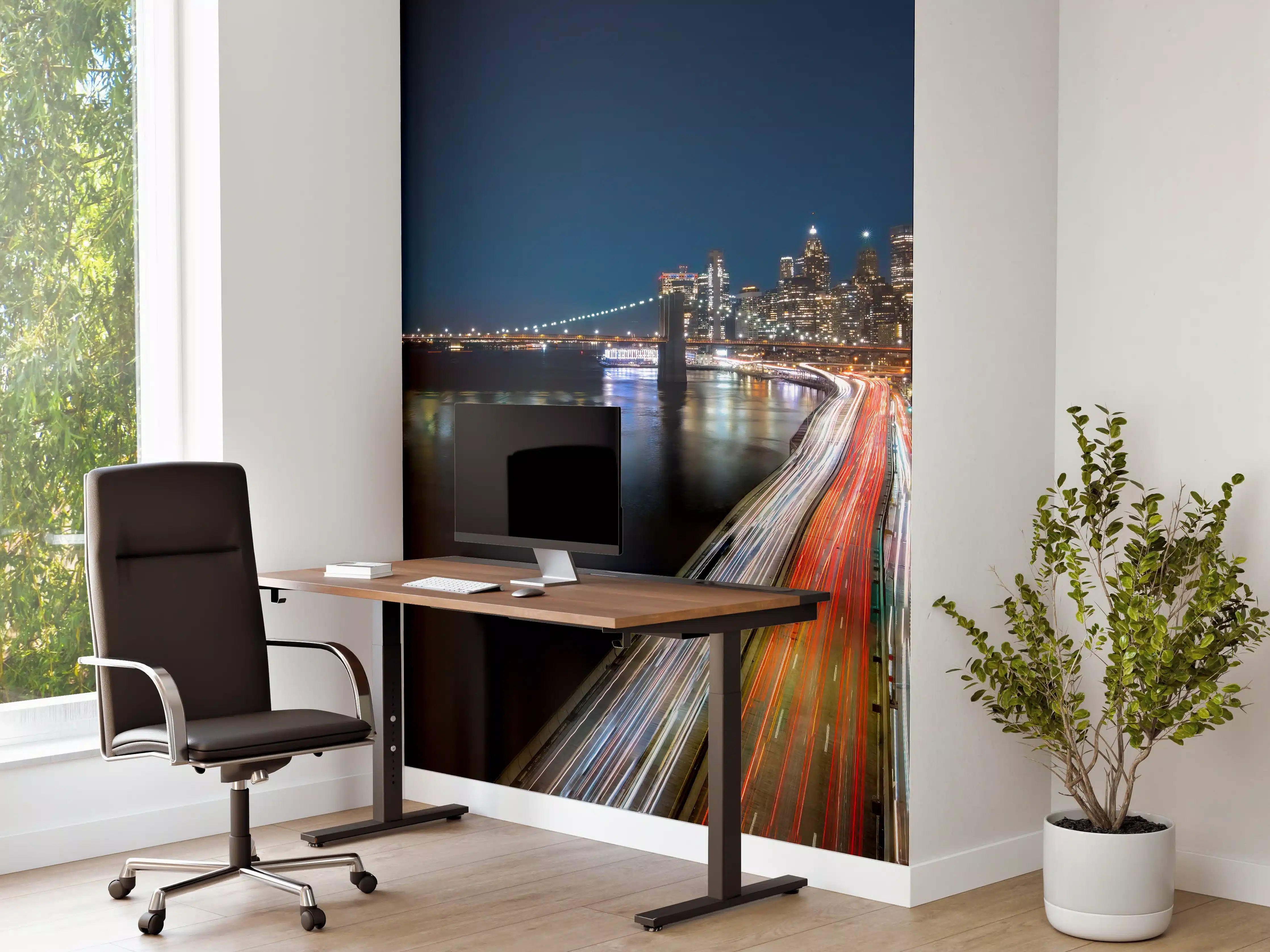 Büro Wandgestaltung - New York Light Night