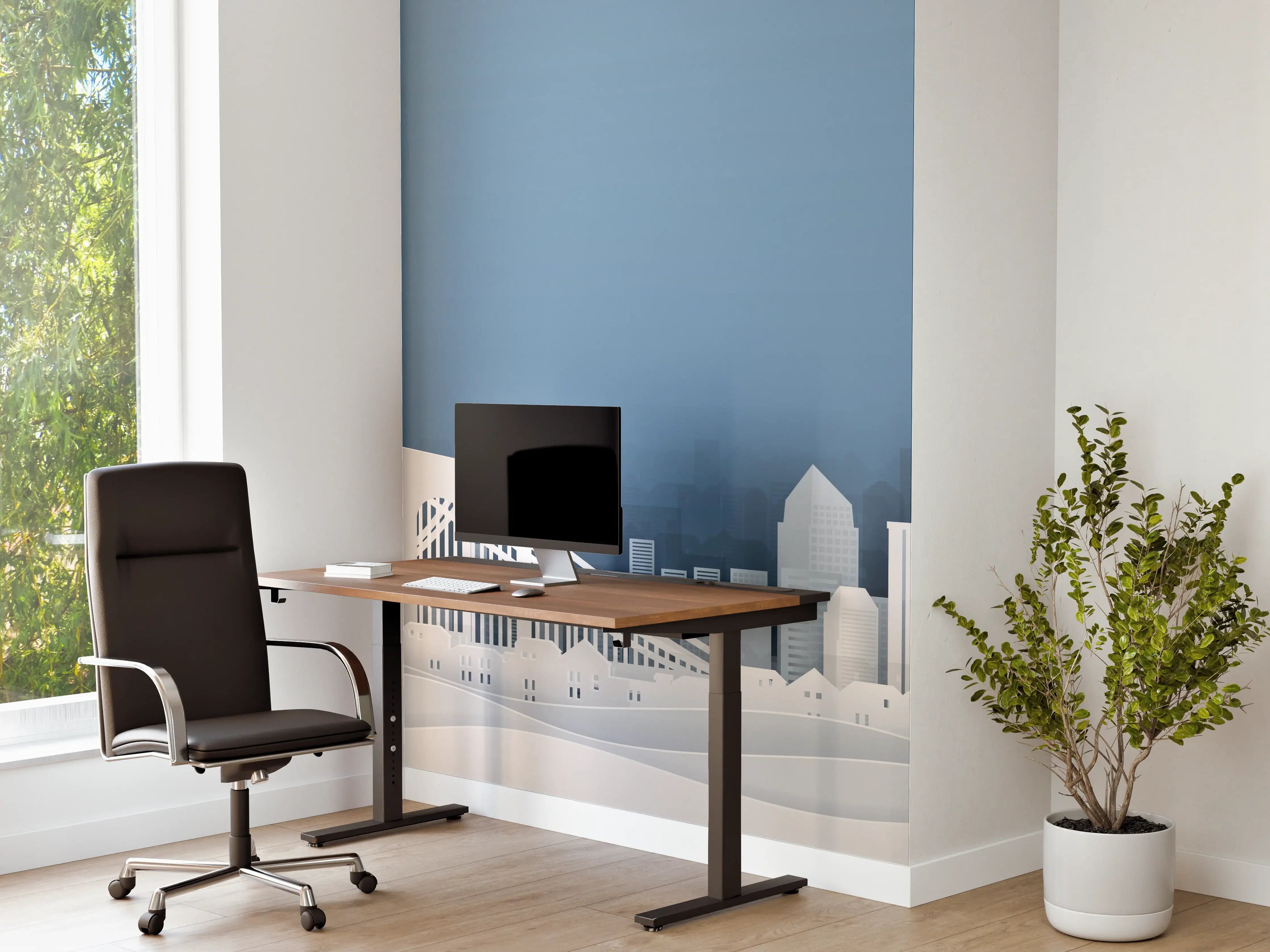 Büro Wandgestaltung - New York Skyline Papierkunst