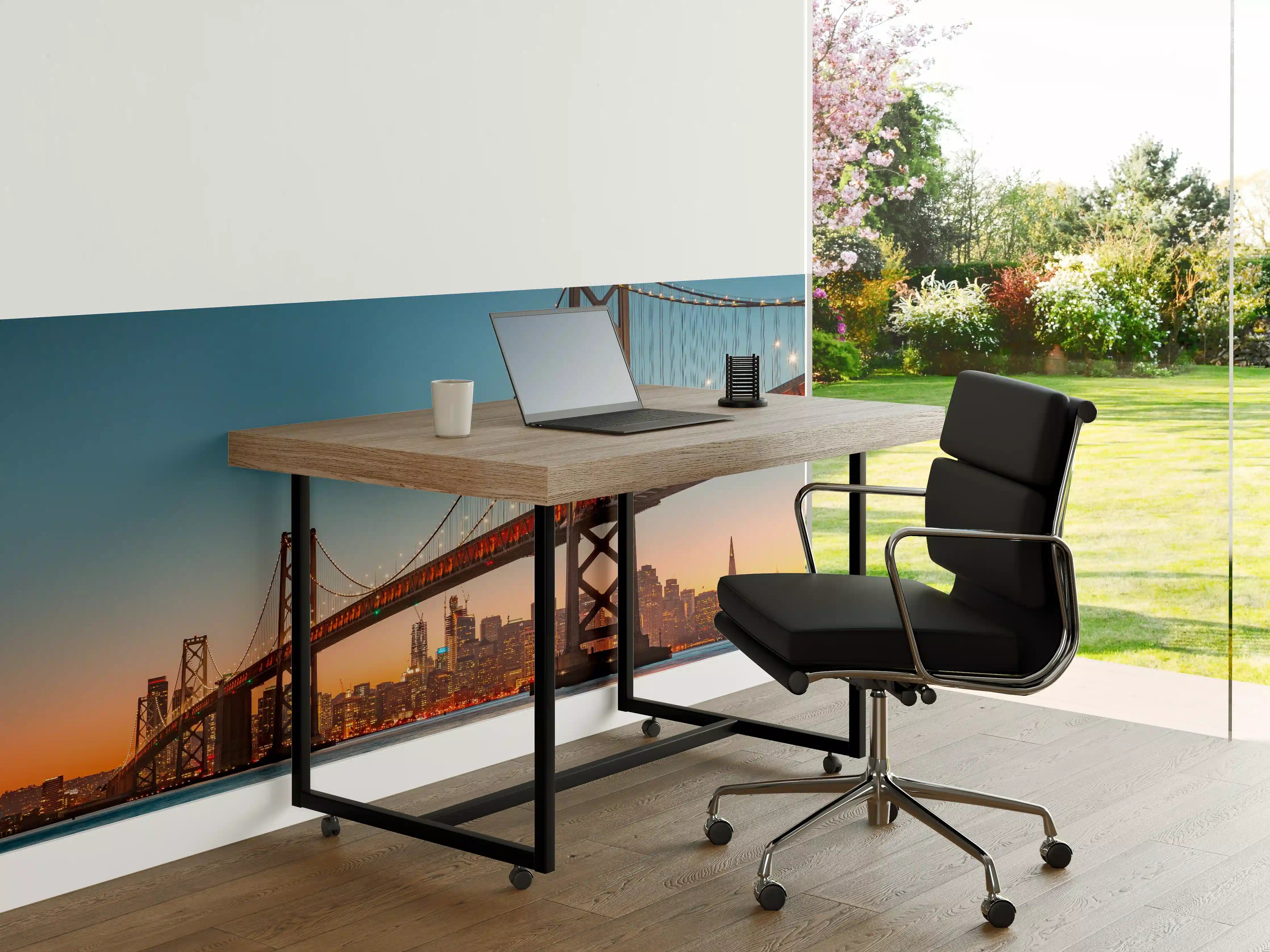 Büro Wandgestaltung - Oakland Bay Bridge bei Abendsonne