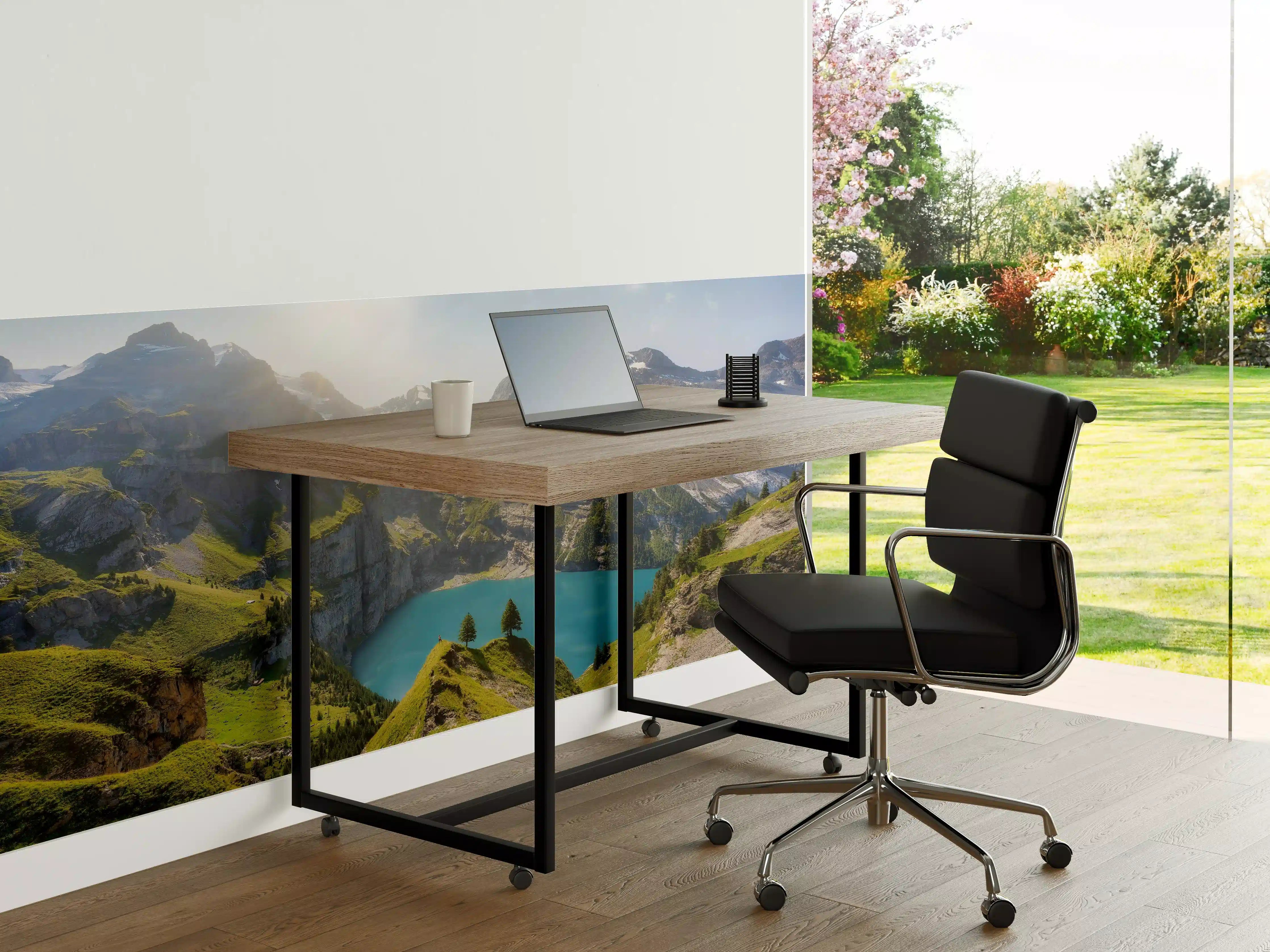 Büro Wandgestaltung - Oeschinensee in den Schweizer Alpen