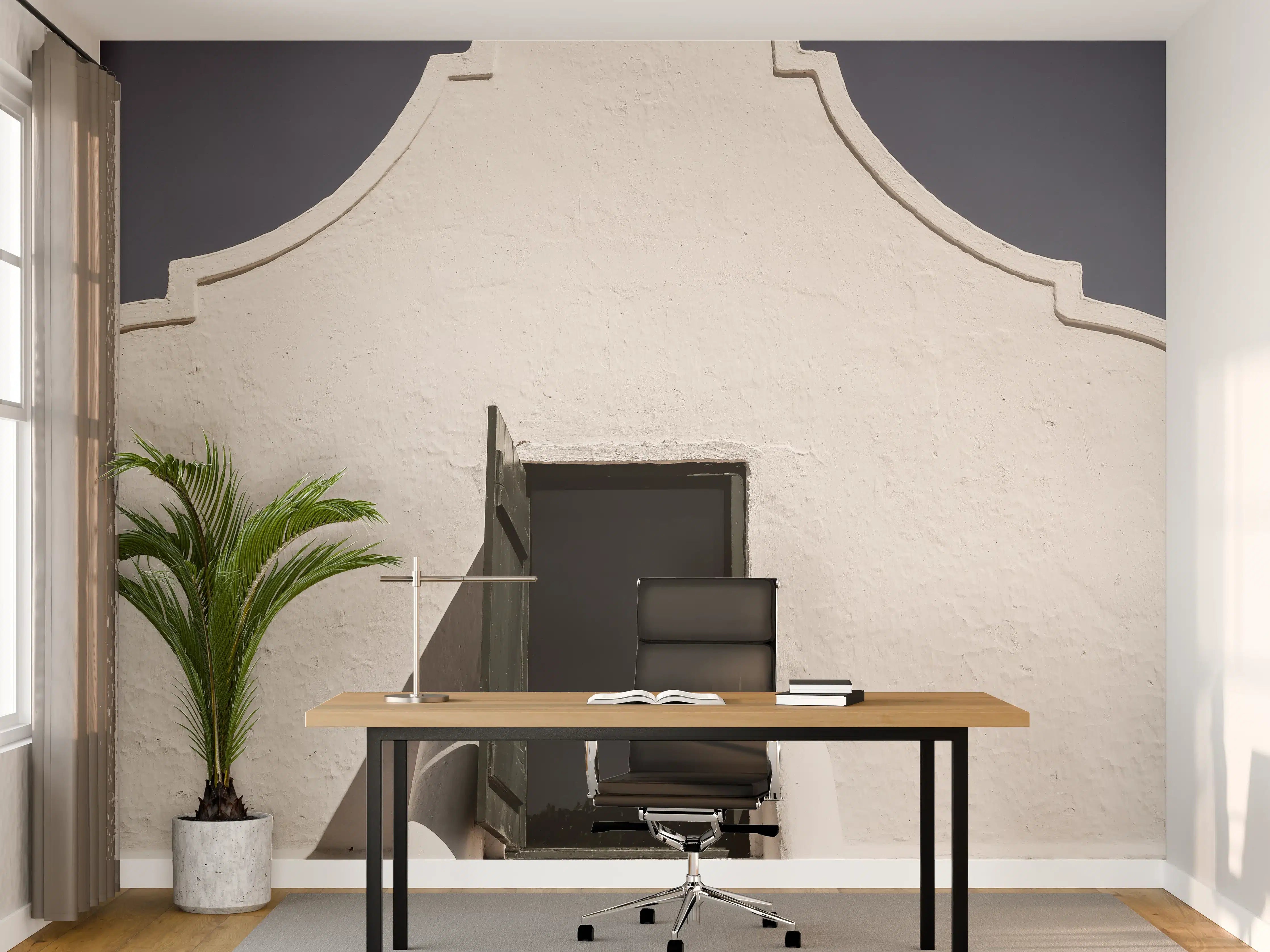 Büro Wandgestaltung - Offene Tür - Weißes Gebäude