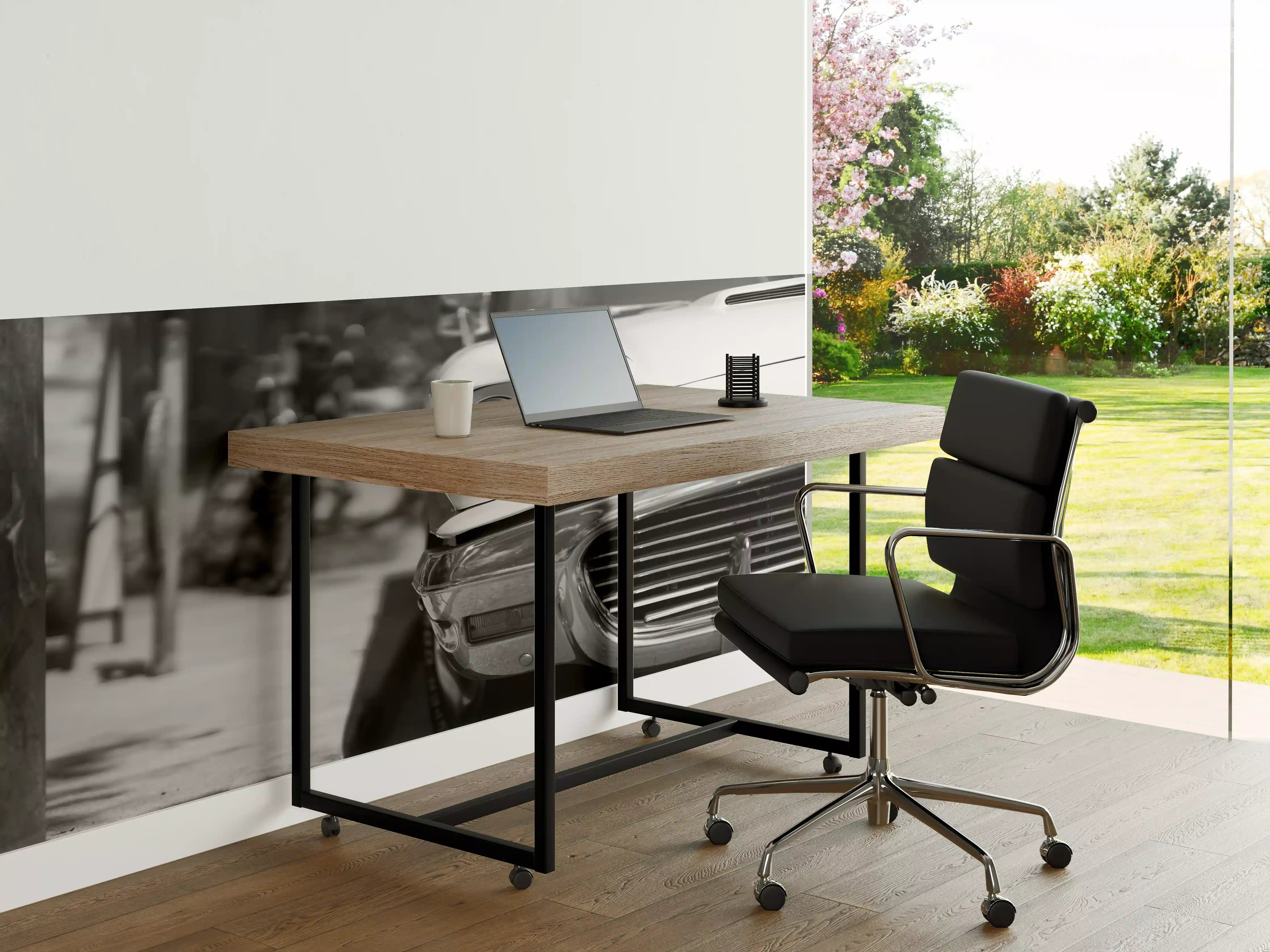Büro Wandgestaltung - Oldtimer-Scheinwerfer