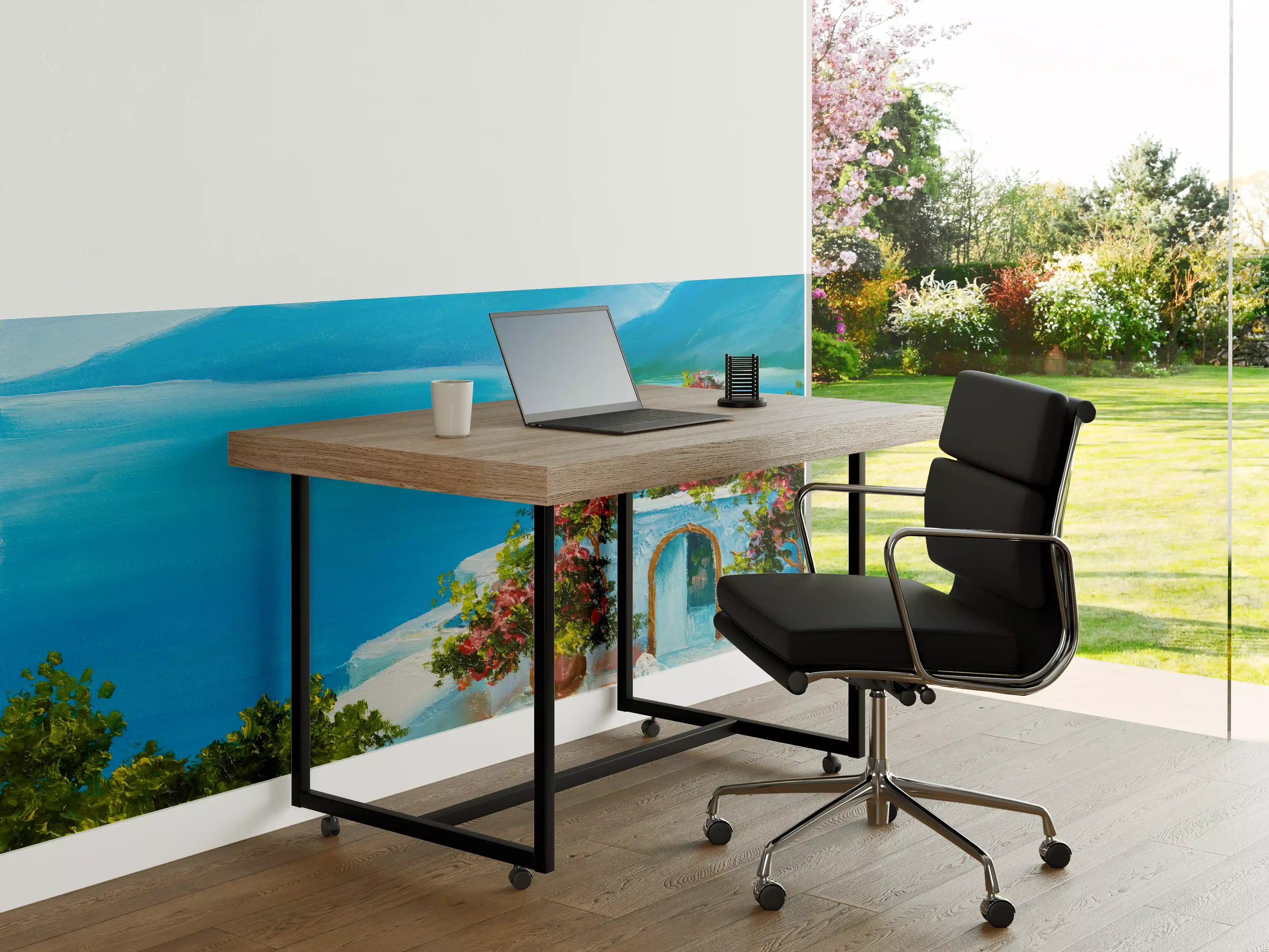 Büro Wandgestaltung - Ölgemälde - Terrasse am Meer