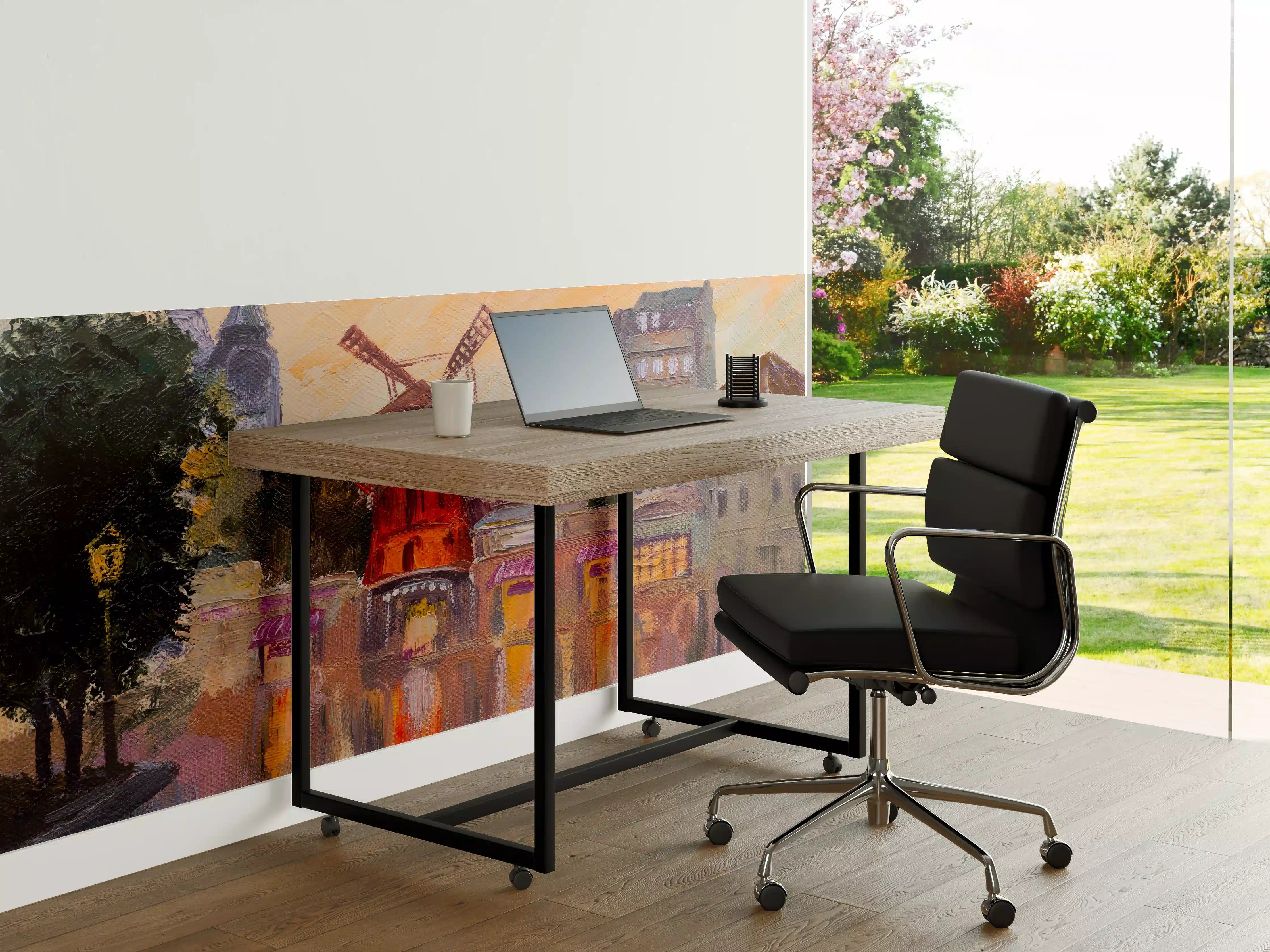 Büro Wandgestaltung - Ölgemälde Stadtbild - Moulin rouge