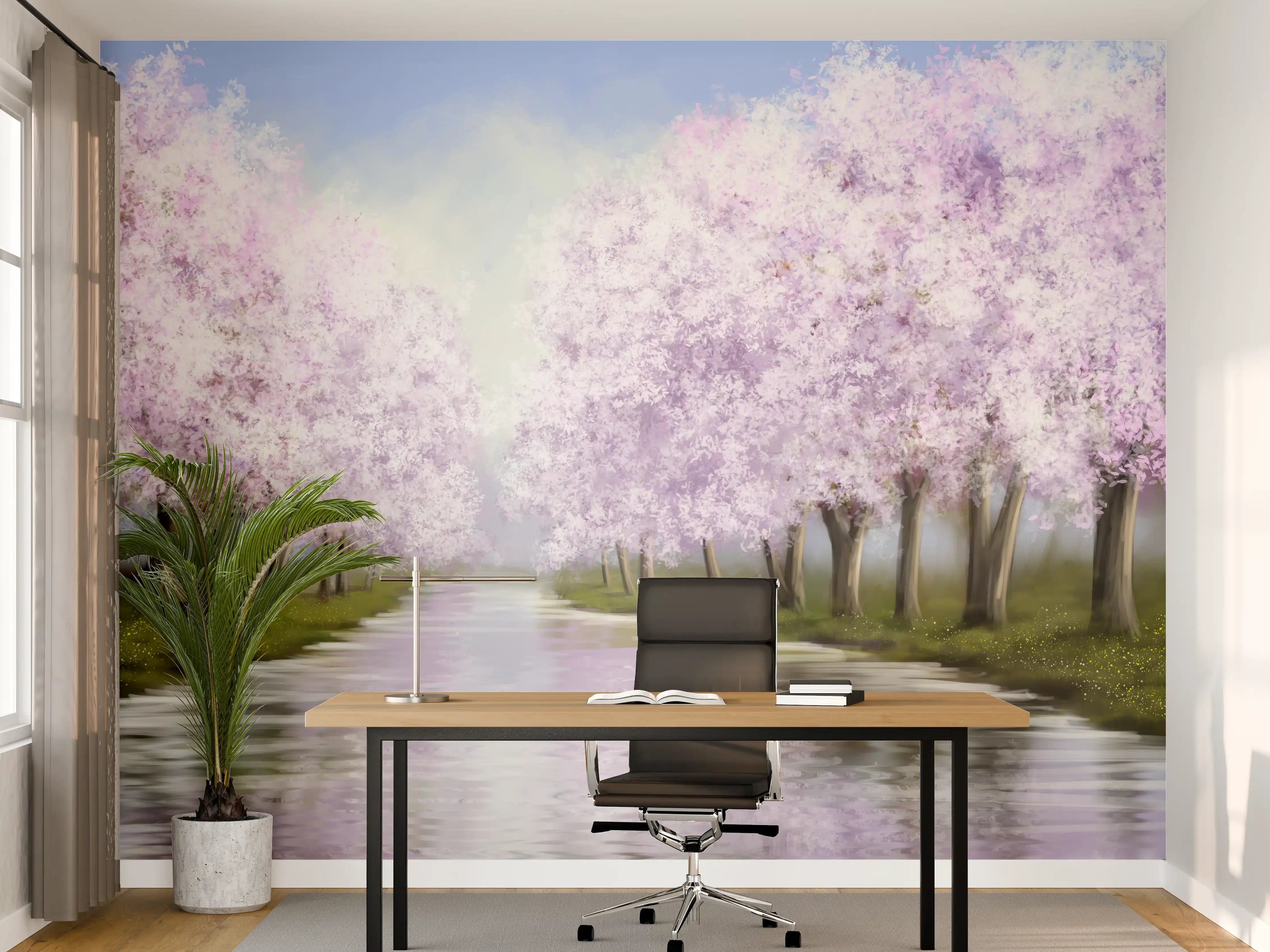 Büro Wandgestaltung - Ölgemälde einer wunderschönen Landschaft