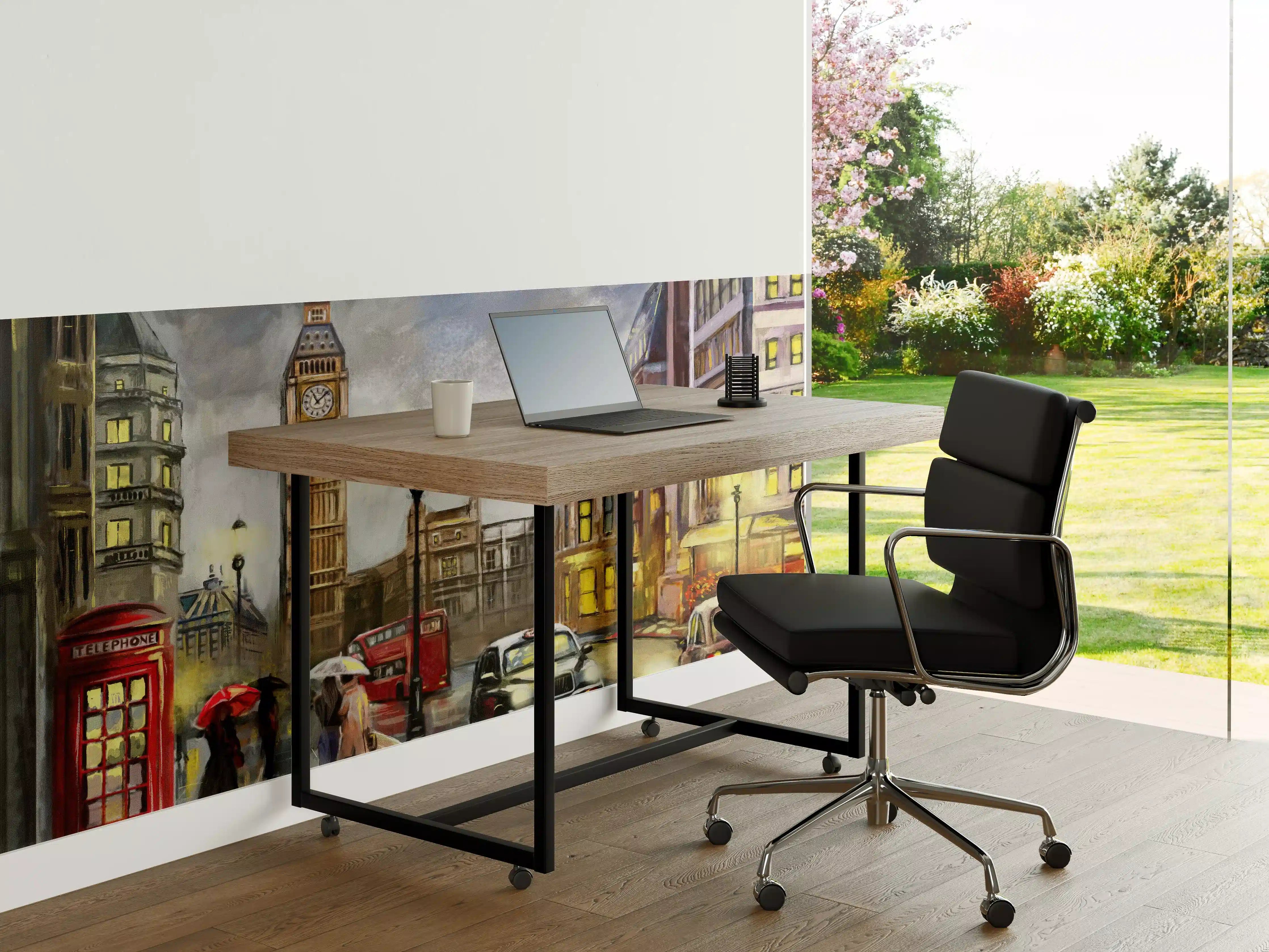 Büro Wandgestaltung - Ölgemälde von Londoner Innenstadt
