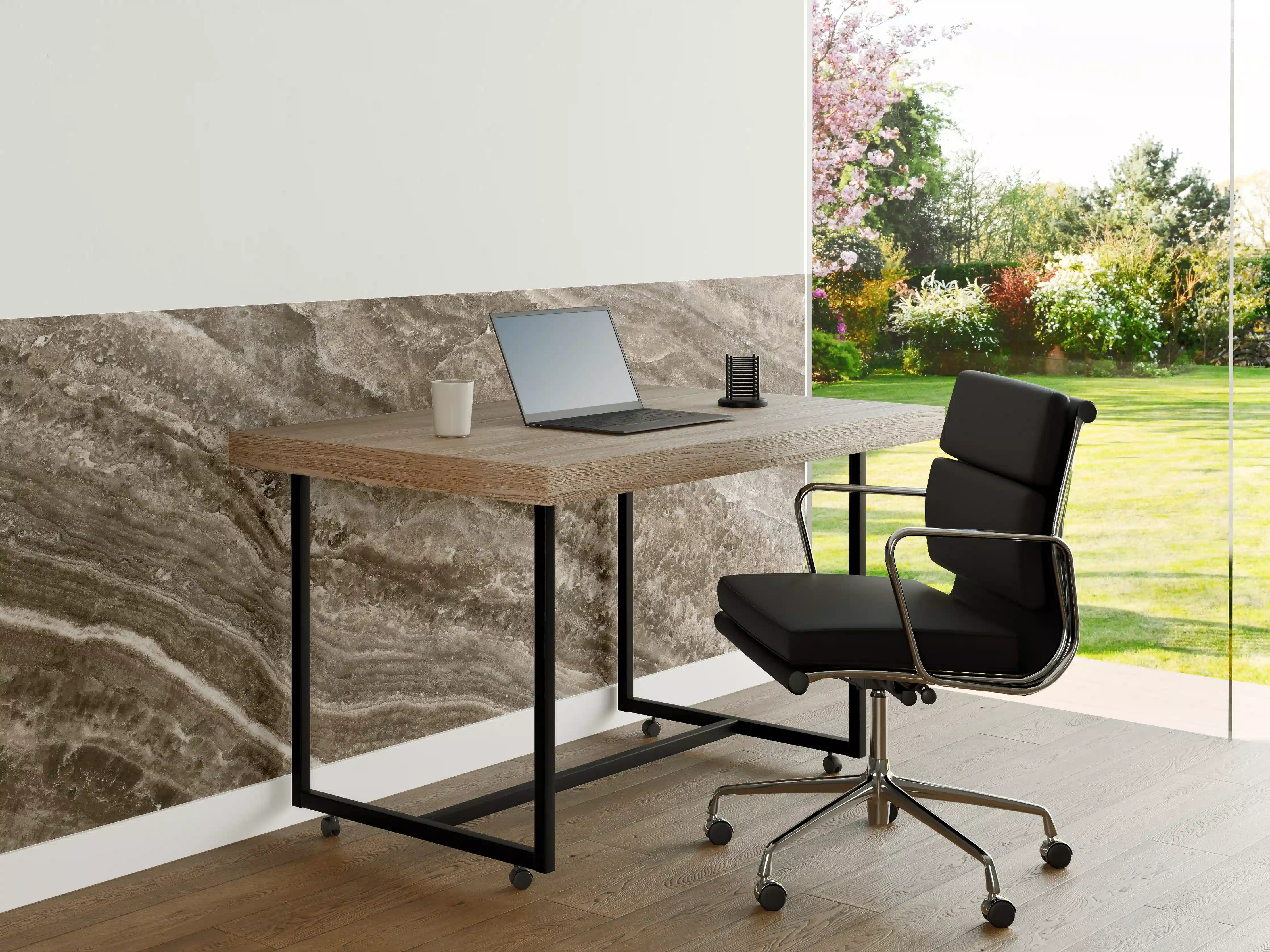 Büro Wandgestaltung - Onyx Marmortextur