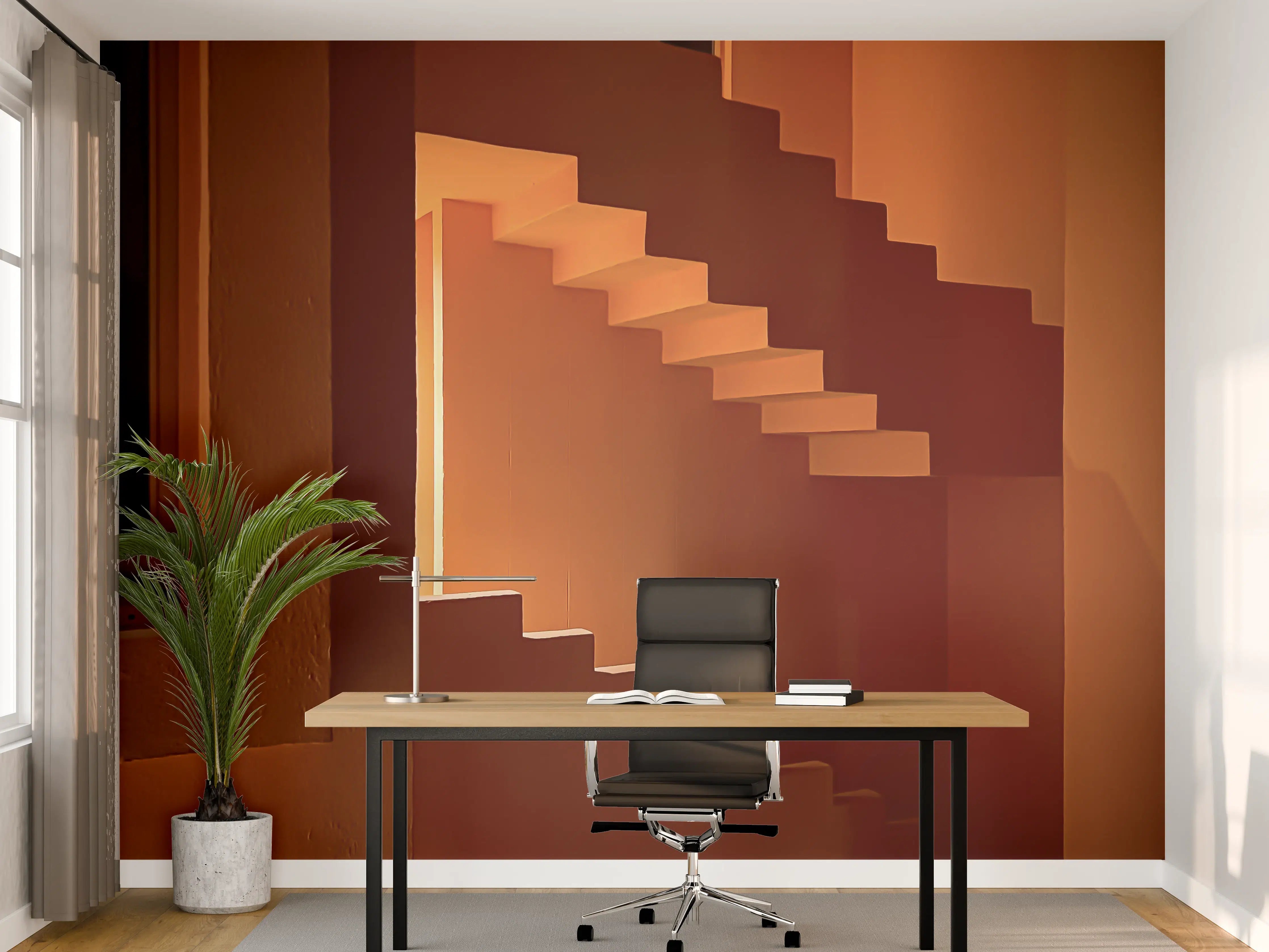 Büro Wandgestaltung - Orangerie Spirale Architektur