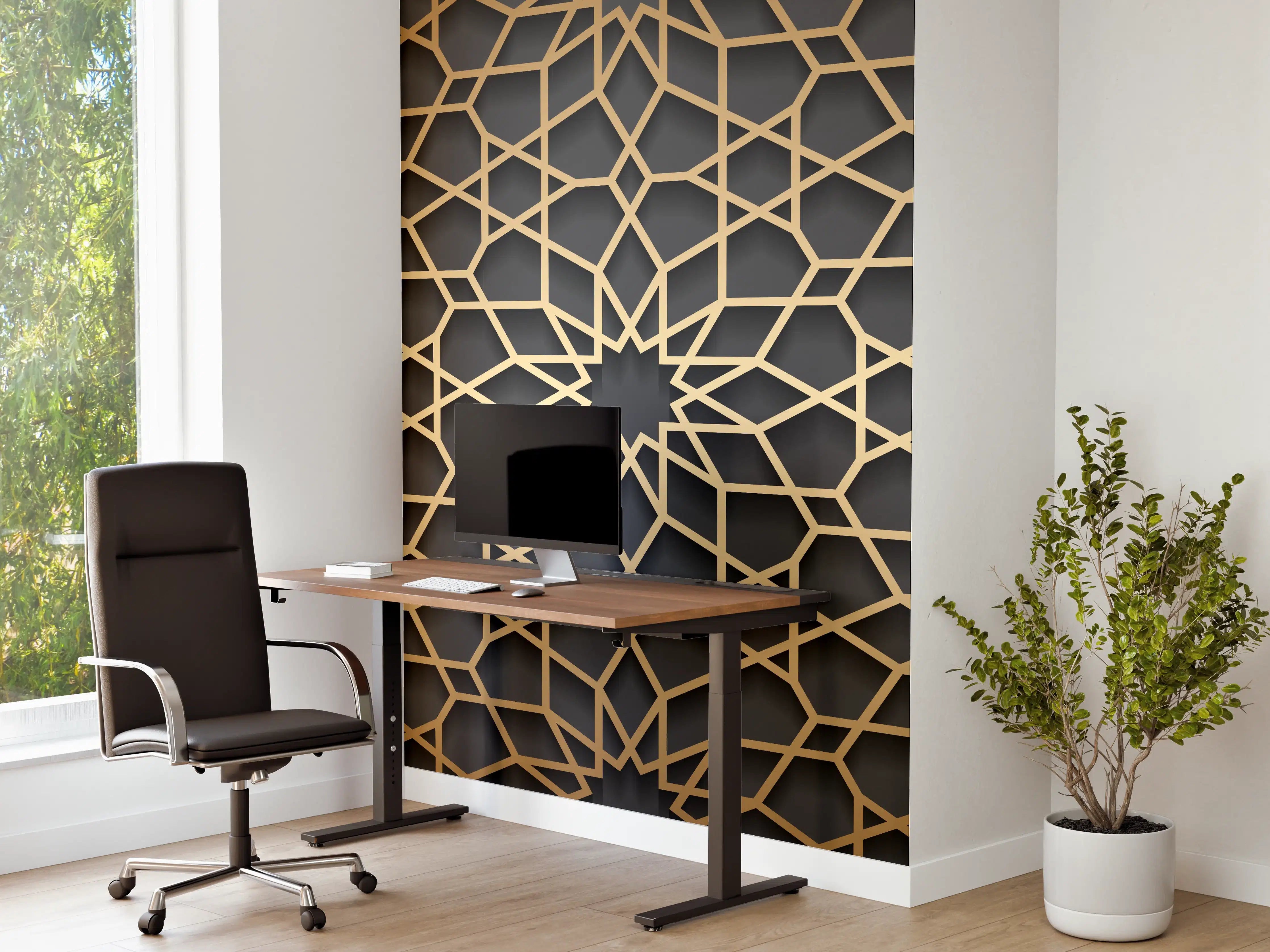 Büro Wandgestaltung - Orientalische Muster