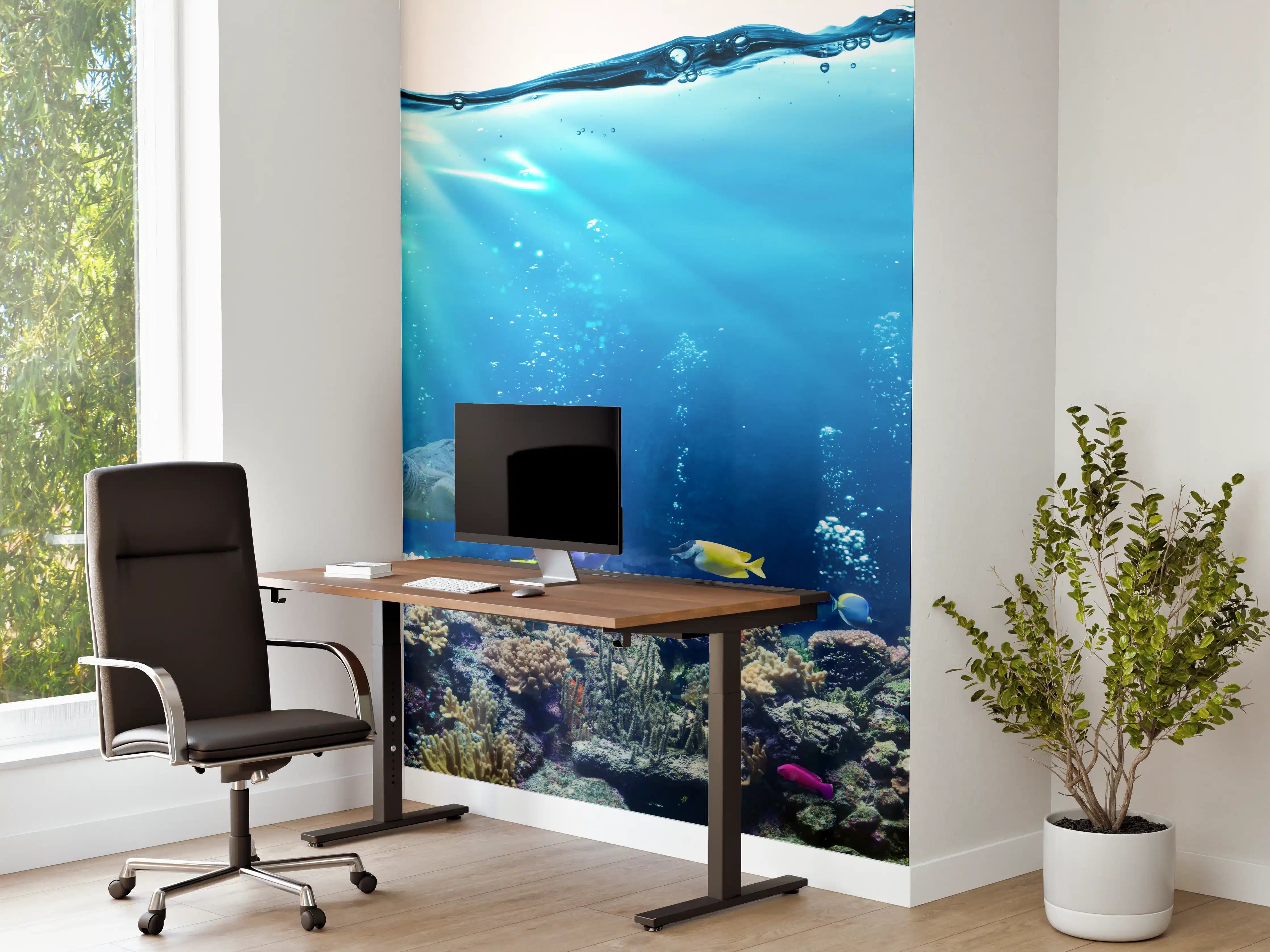 Büro Wandgestaltung - Ozeantiere - Unterwasser