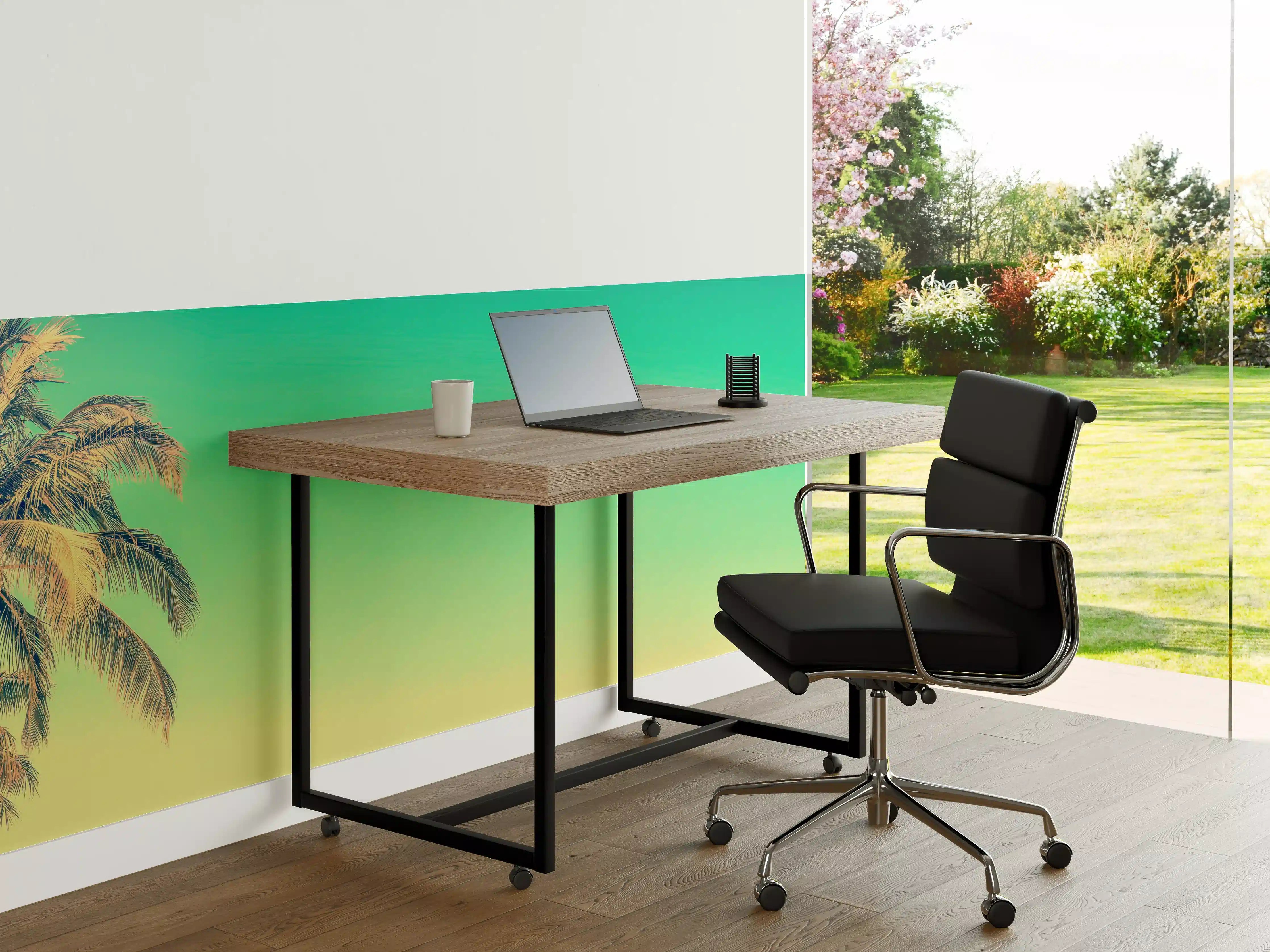 Büro Wandgestaltung - Palme im Panorama-Himmel