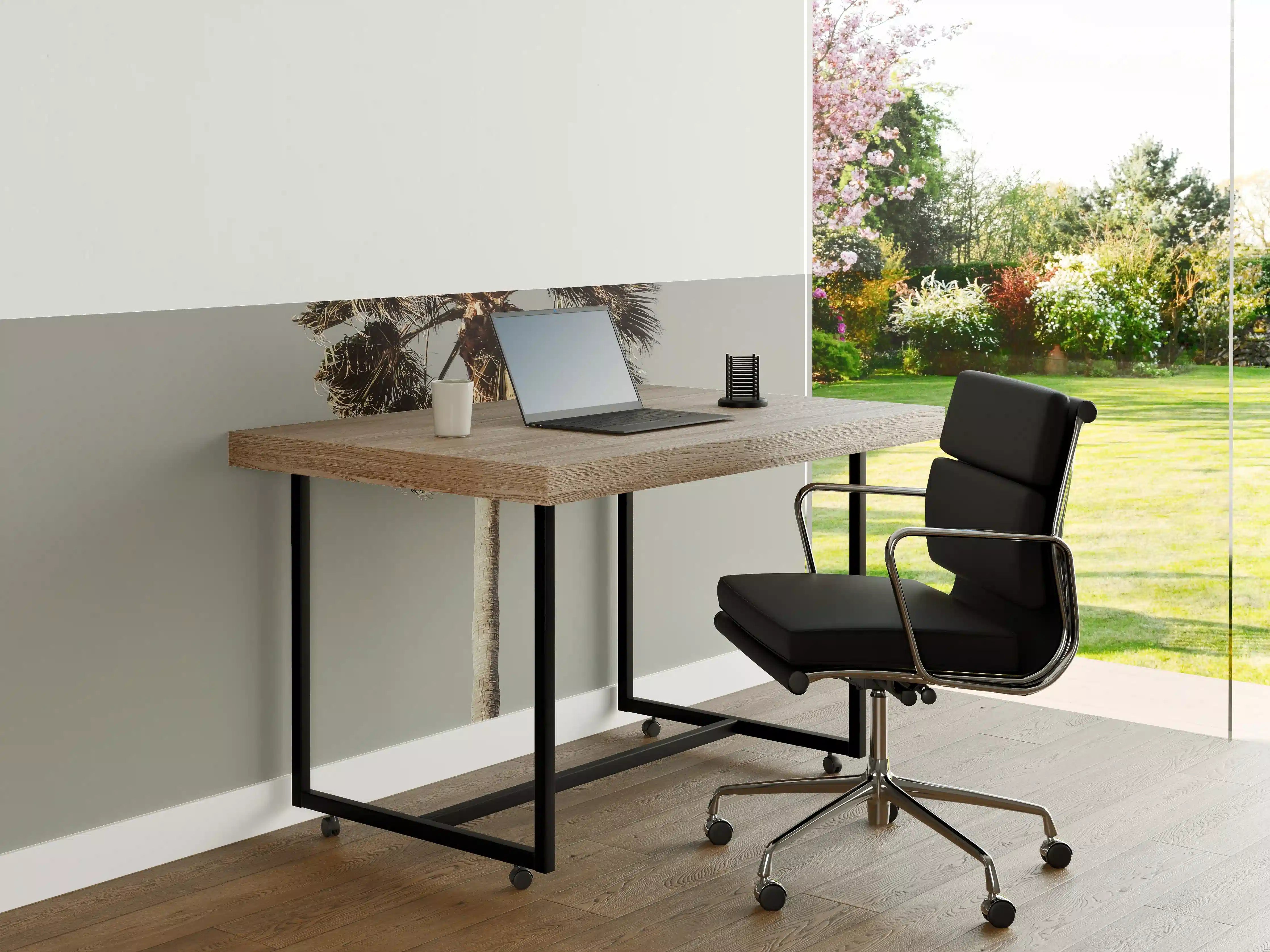 Büro Wandgestaltung - Palmenbaum im Wind